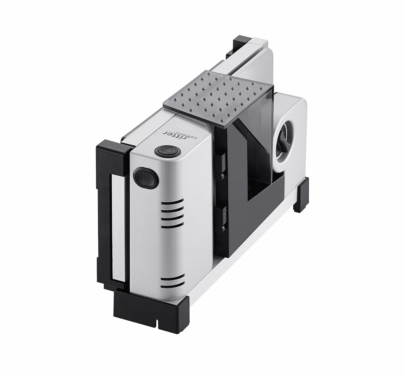 ritter icaro 7, affettatrice elettrica universale pieghevole e affettatrice per pane in metallo solido con motore ECO, Made in Germany
