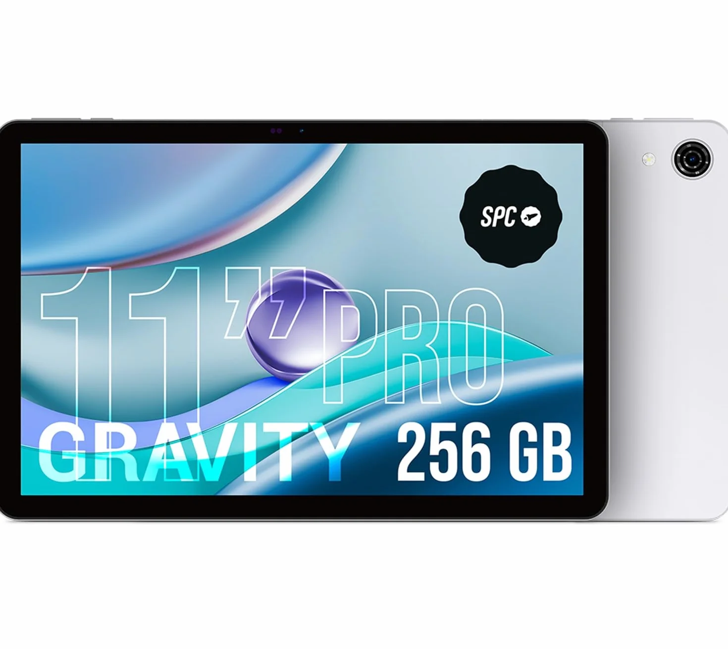 SPC Gravity Pro - Tablet da 11 pollici con display FHD antiriflesso Matte View | 256 GB espandibili, 6 GB di RAM | Connessione 4G, Octa-Core e Android 14 | Ricarica rapida da 18 W | Colore Lunar Mist