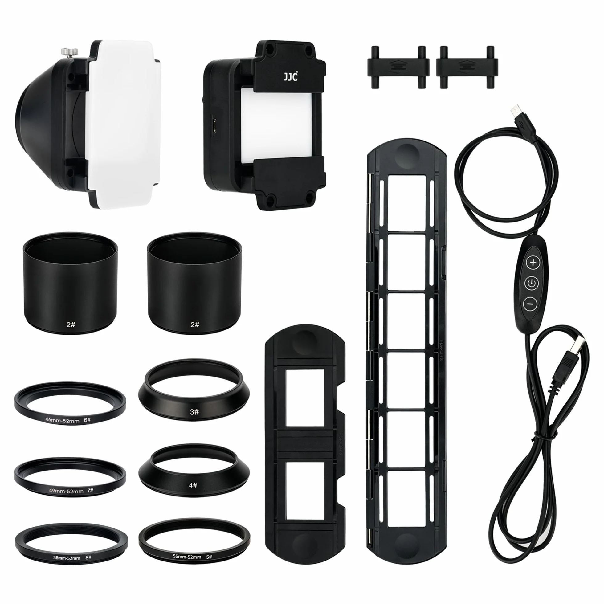 JJC 35mm Film Scanner LED Light Set Slide Support Photo Restore