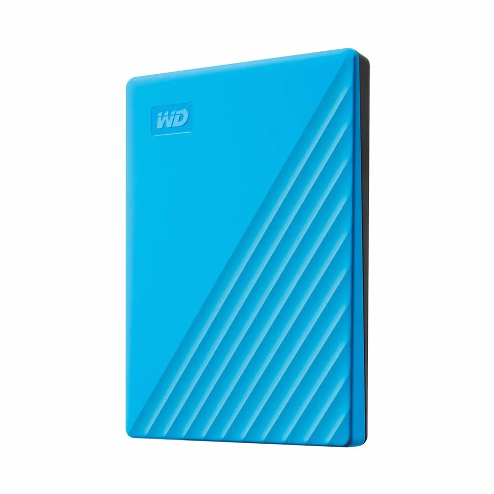 WD 2TB My Passport Hard Disk Esterno Portatile, USB 3.2 Gen 1/USB 3.0, Protezion con password, Software per la gestion e il backup, Formatto per Windows, ChromeOS and MacOS, Blu