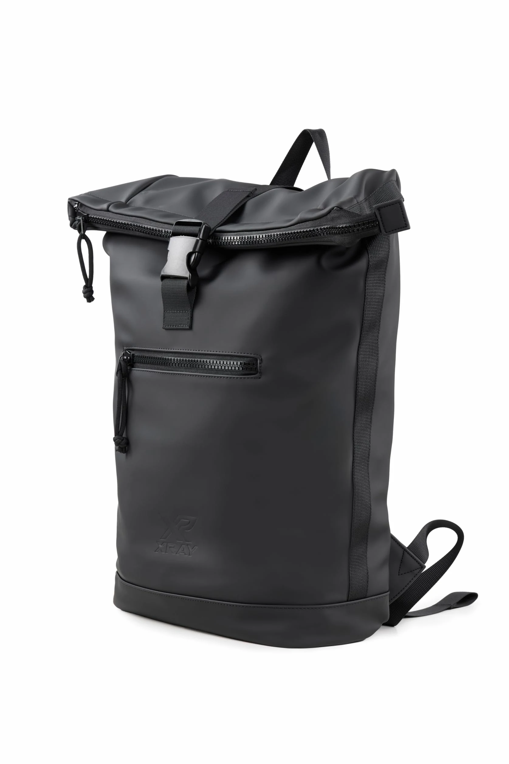 X RAY Unisex's Expandable Roll Top & Canvas Retro Rucksack Waterproof Trendy Backpack with Laptop Pocket