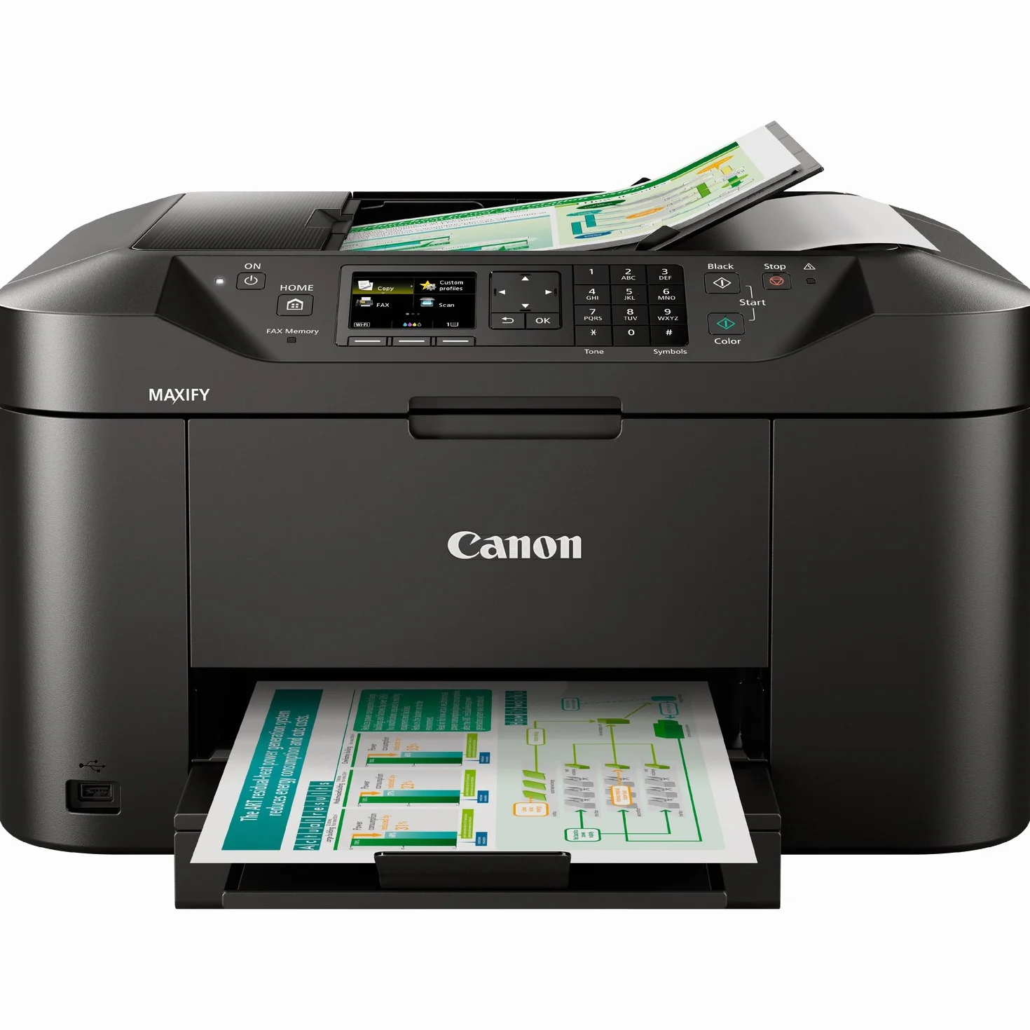 Canon MB2150 - Stampante multifunzione a getto d'inchiostro, a colori, 19 ppm, USB