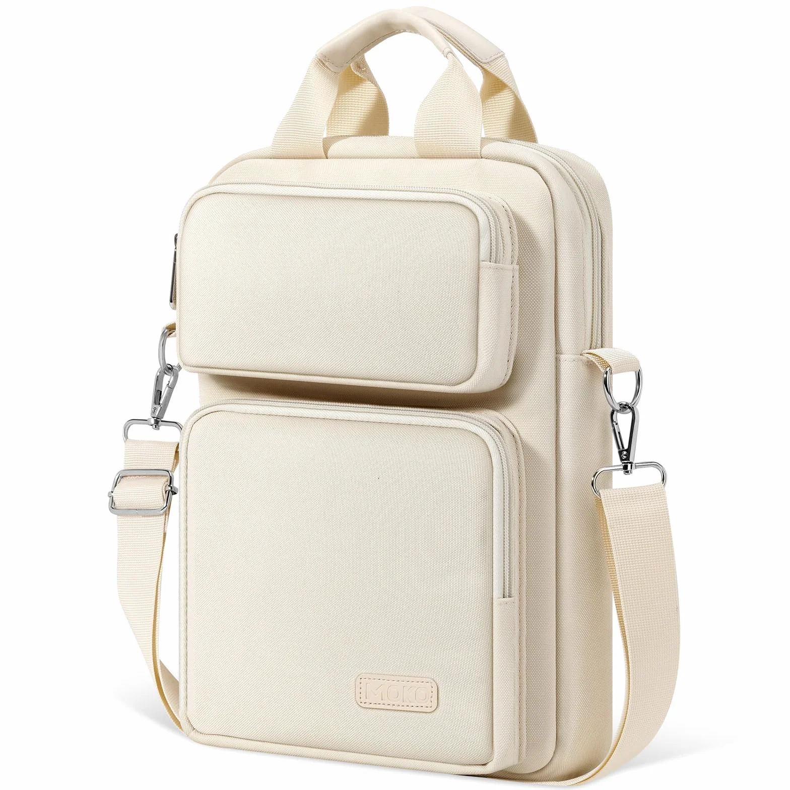 MoKo Tablet Sleeve Borsa, Maniglia Custodia con tre strati di stoccaggio e tracolla staccabile