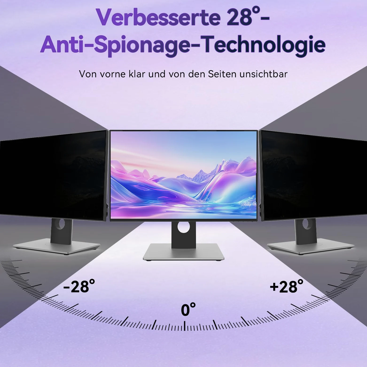 IPROKKO Filtro magnetico per la privacy da 27 pollici per monitor 16:9, rimovibile, anti-luce blu, antiriflesso, protezione schermo per schermo per Dell Acer Lenovo Asus da 27 pollici