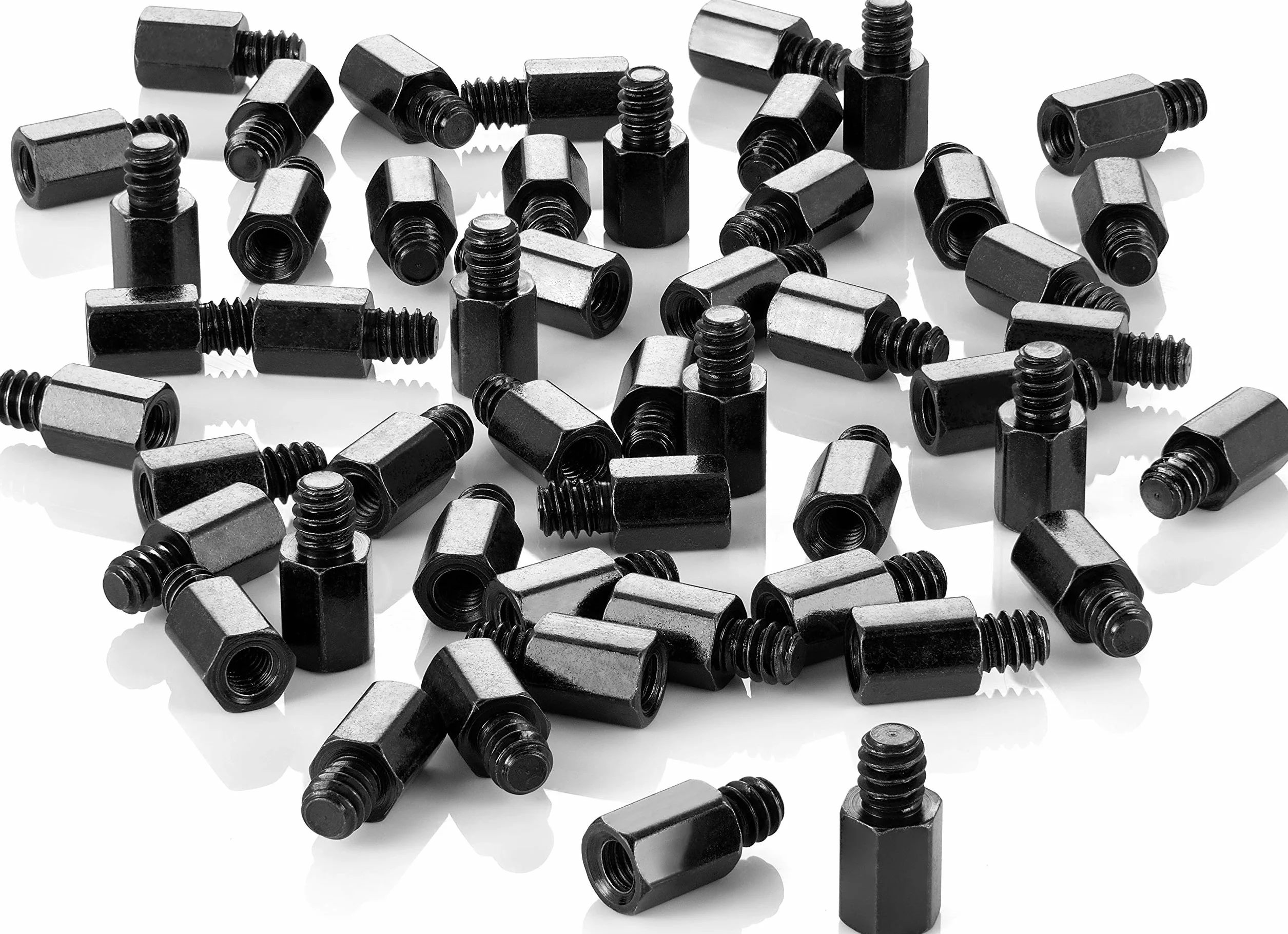 Poppstar 50x Distanziali Scheda Madre (#6-32 x 6,5+4 con M3) Kit di Montaggio Standoff