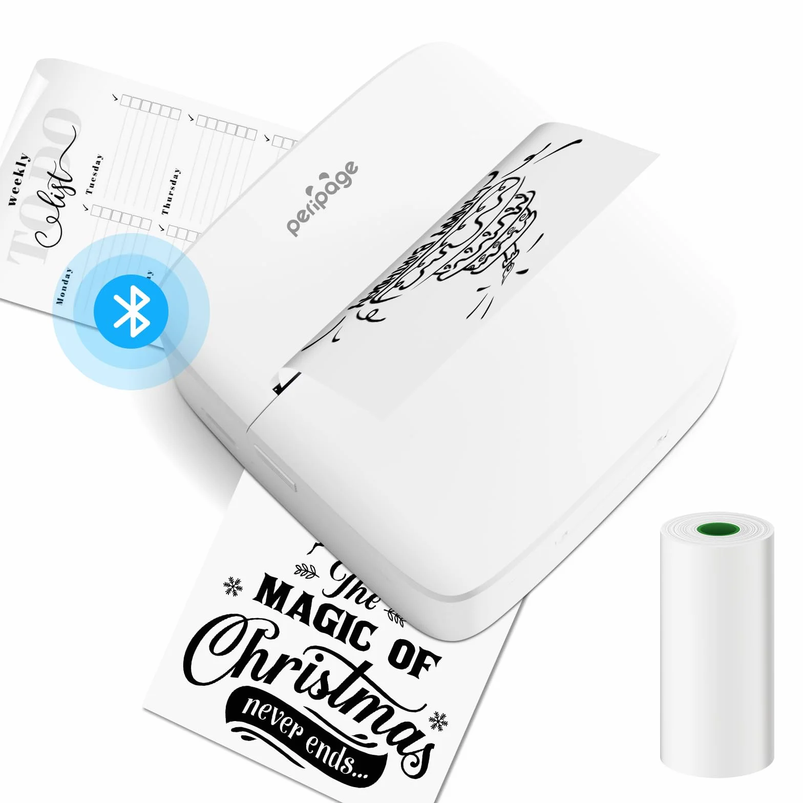 PeriPage Mini Stampante Portatile P21 Bluetooth Termica per Foto Appunti