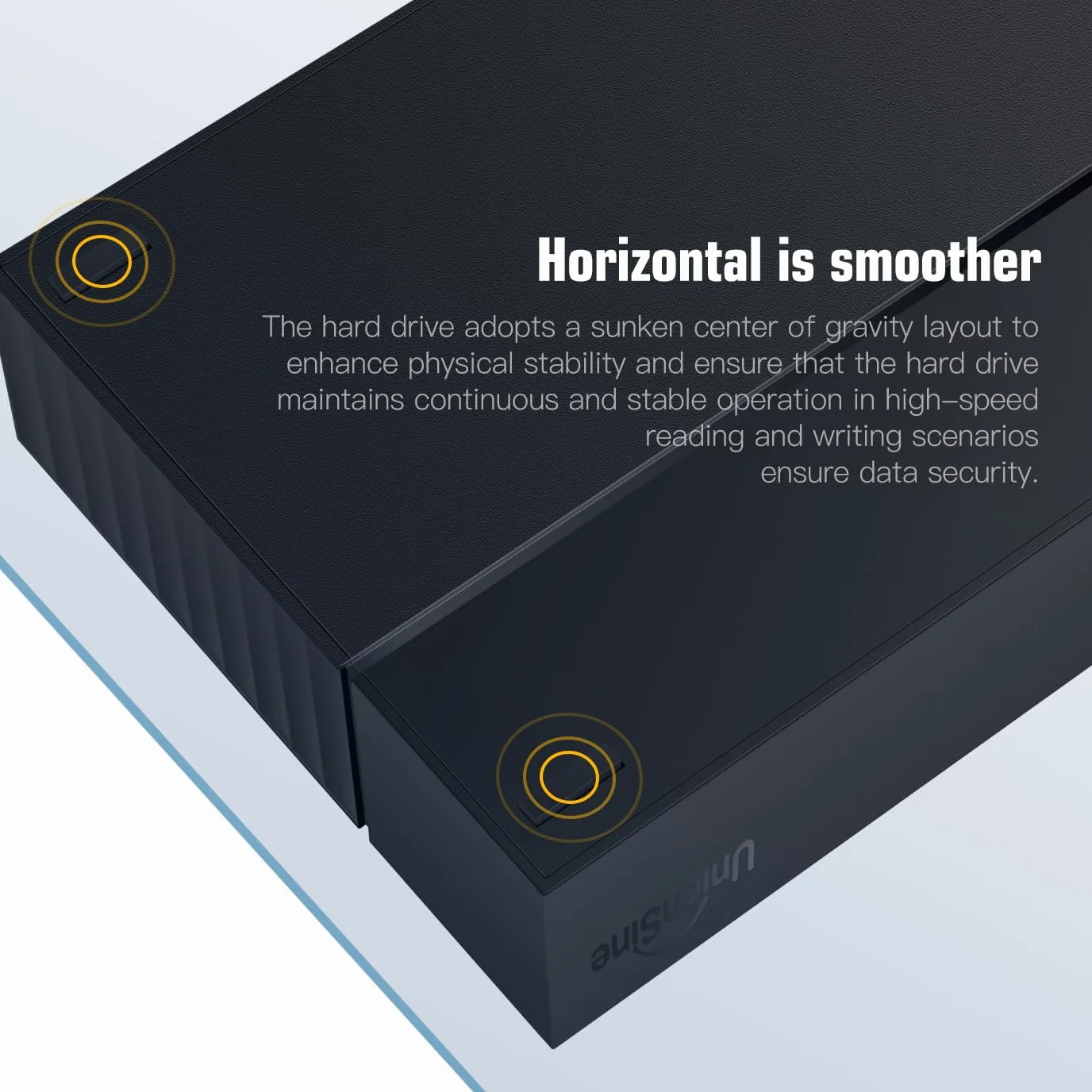 UnionSine Hard Disk Esterno 3,5" 10TB USB 3.2Gen2 Type-C HDD Storage per PC, Mac, Desktop, Laptop, MacBook,TV-HD3513