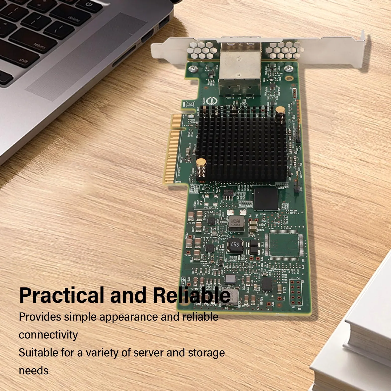 Scheda Controller LSI 9300 8e, HBA PCIe SAS Esterno 12G, 8 Porte, Adattatore Bus Host, modalità IT, per //Solaris/VMware/FreeBSD