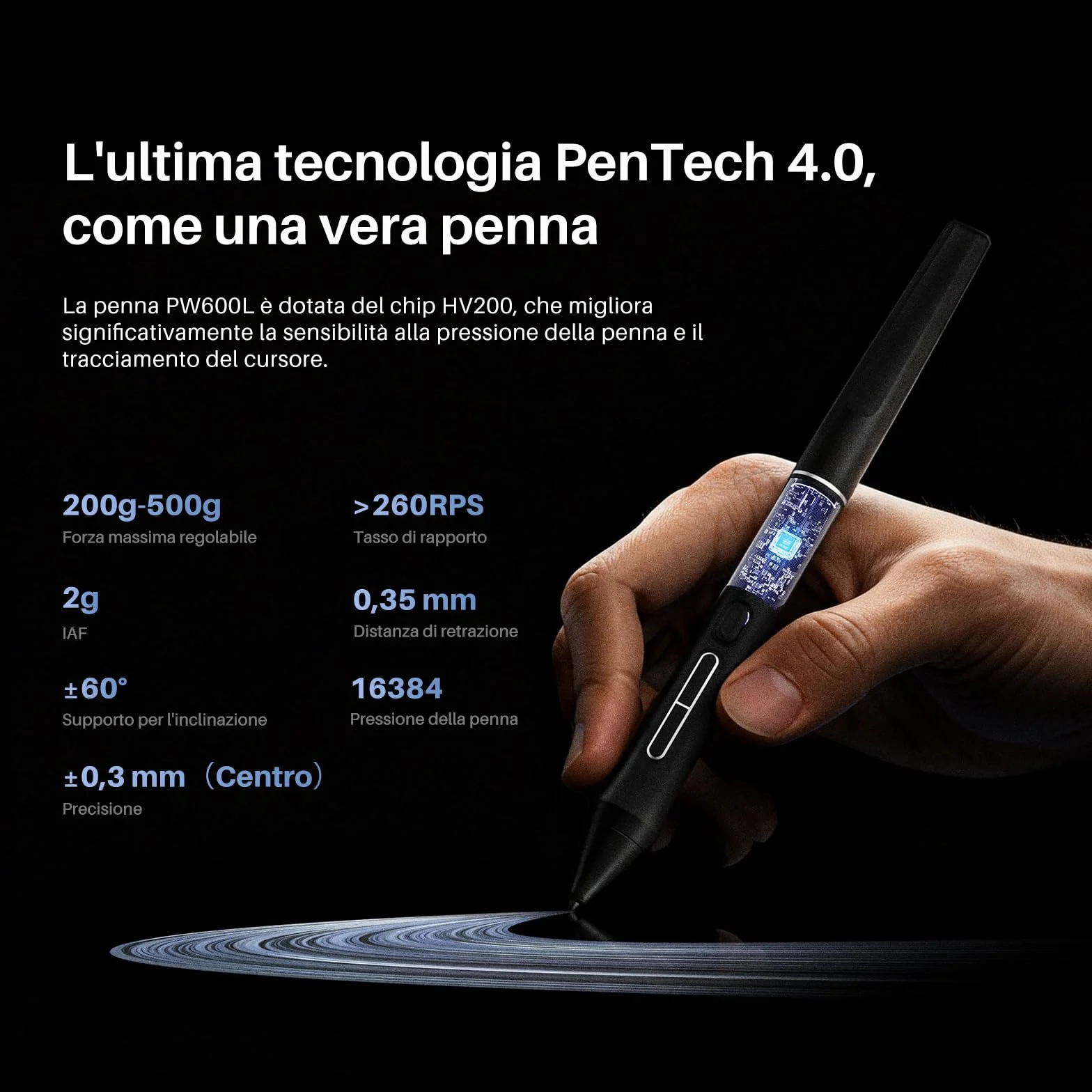 Huion Kamvas 22 (Gen 3 Tavoletta Grafica Con Schermo, display QHD 2,5K 21,5" 90Hz, stilo PenTech 4.0, 16384 livelli, 99% sRGB, ΔE<1,2 per illustrazione, design e animazione