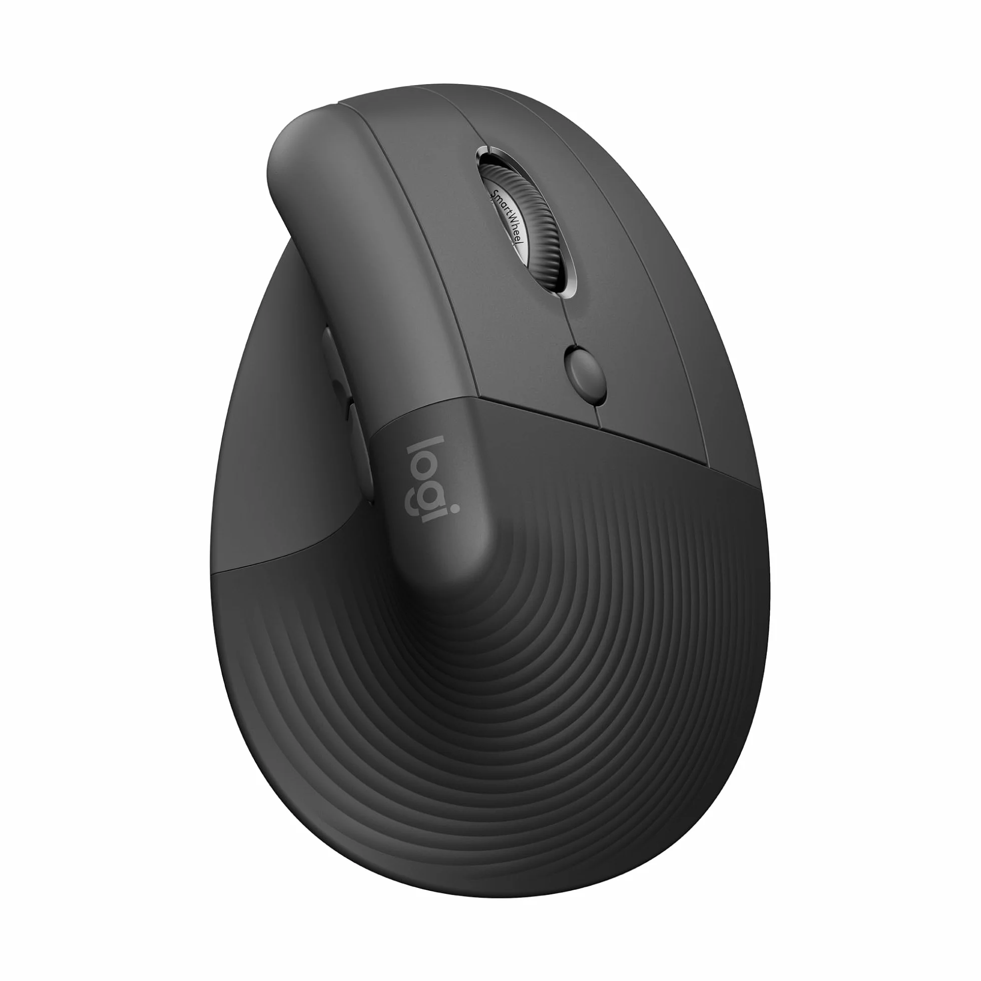 Logitech Lift Verticale Ergonomico Mouse Senza Fili Bluetooth Logi Bolt USB 4 Tasti Clic Silenziosi Grigio