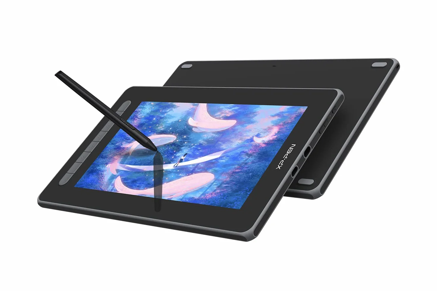 XP-PEN Artist 12 (2a generazione) Tavoletta grafica con schermo completamente laminato da 11,6 pollici, stilo X3 Elite, supporta Windows, Mac OS, Android, Chrome OS e Linux (Nero)