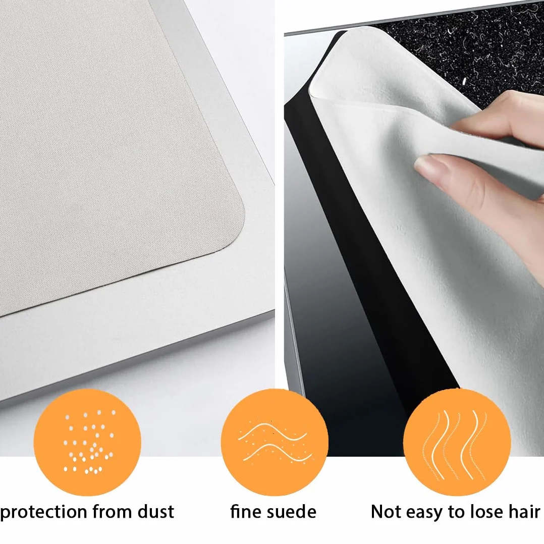 Pulisci Schermo, Screen Protezione Tastiera Fodera in Microfibra e Panno di Pulizia, compatibile con MacBook Air 13"/14"