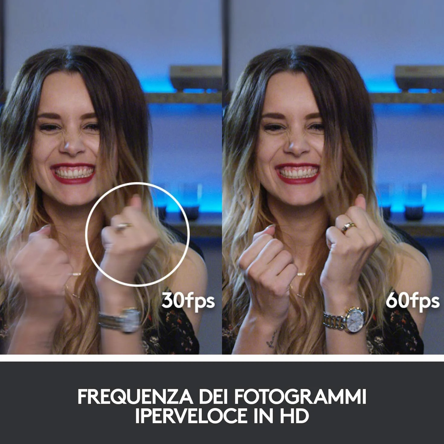 Logitech C922 Pro Stream Webcam, Streaming Hyperfast HD 1080p/30fps o HD 720p/60fps, Correzione Luce HD, Autofocus, Audio ‎Stereo, Per YouTube, Twitch, XSplit, ‎PC/Mac/Laptop/Macbook/Tablet - Nero