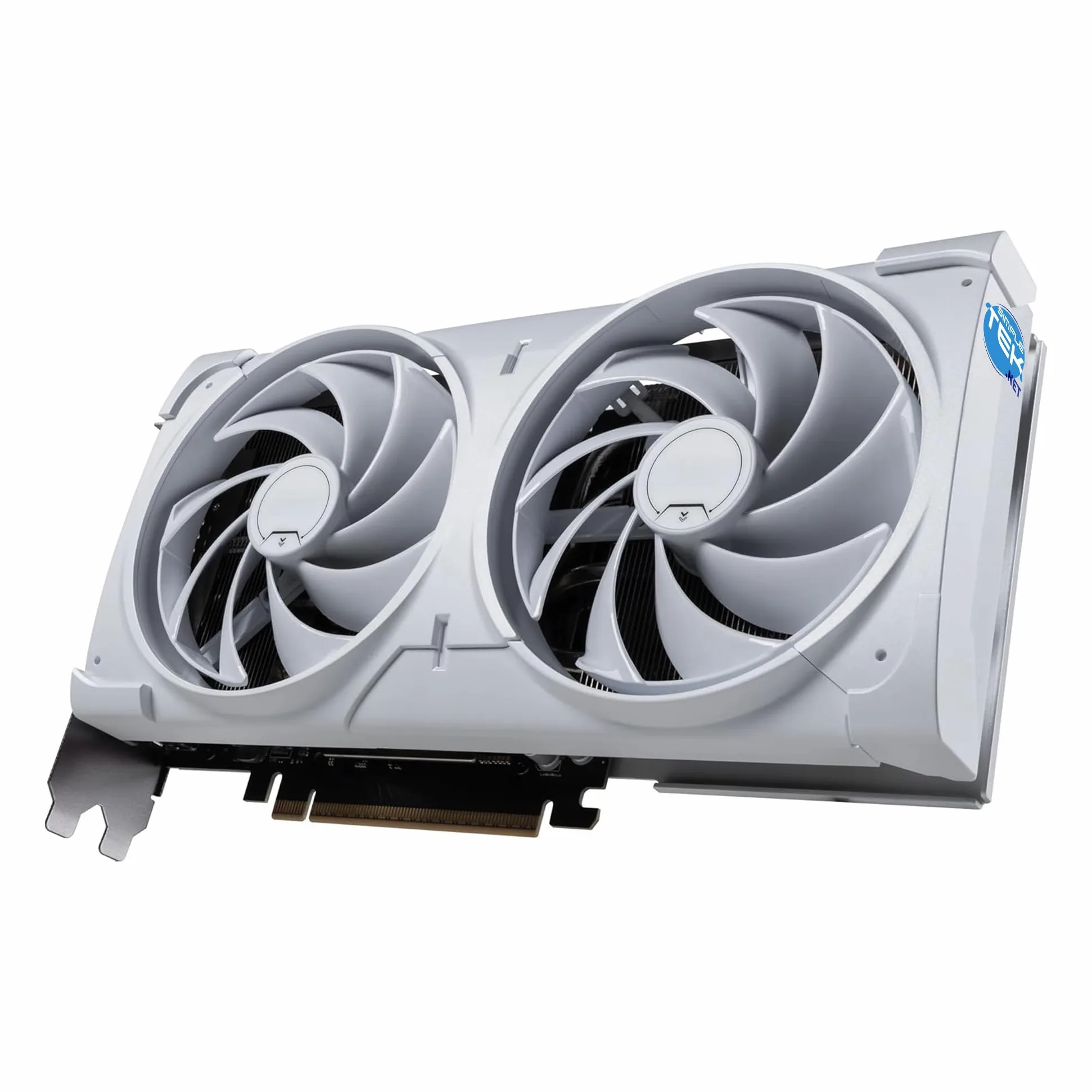 SIMPLETEK - Scheda Video 12GB GDDR7 - Interfaccia PCIe 5.0 - Architettura Avanzata per Gaming, Editing e Rendering - Doppia Ventola