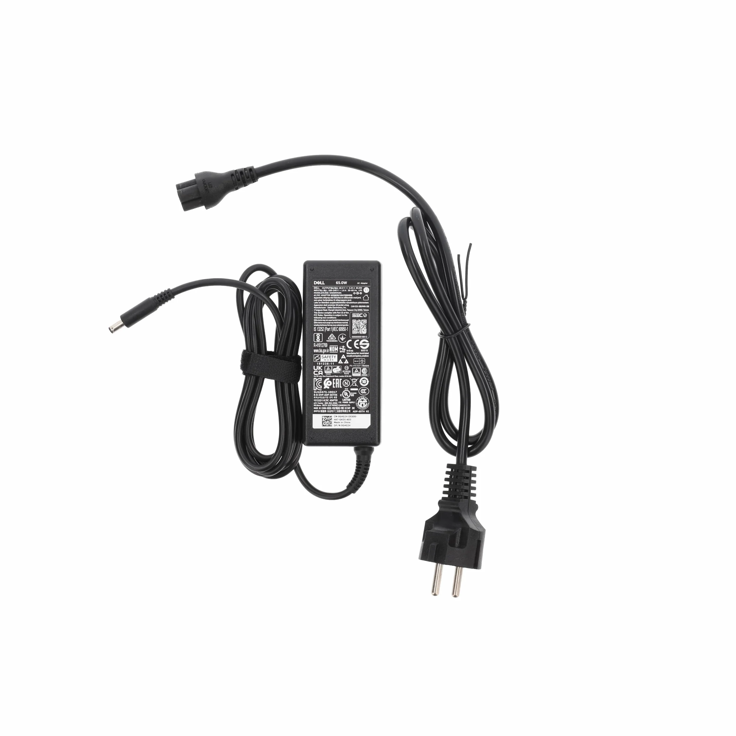 Dell Caricatore adattatore alimentazione USB 65 W 4,5 mm PA 12 HA65NS5 LA65NS2 A065R073L G6J41 MGJN9 43NY4 450-AECL Optiplex Latitude Inspiron XPS Vostro senza cavo di alimentazione di PART4YOU