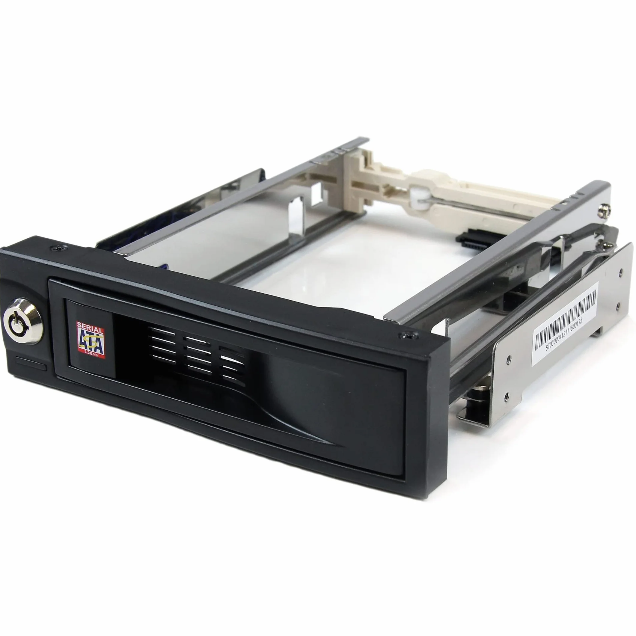 StarTech HSB100SATBK Rack Portatile Trayless Funzione Hot-Swap da 5.25" per Dischi Rigidi da 3.5"