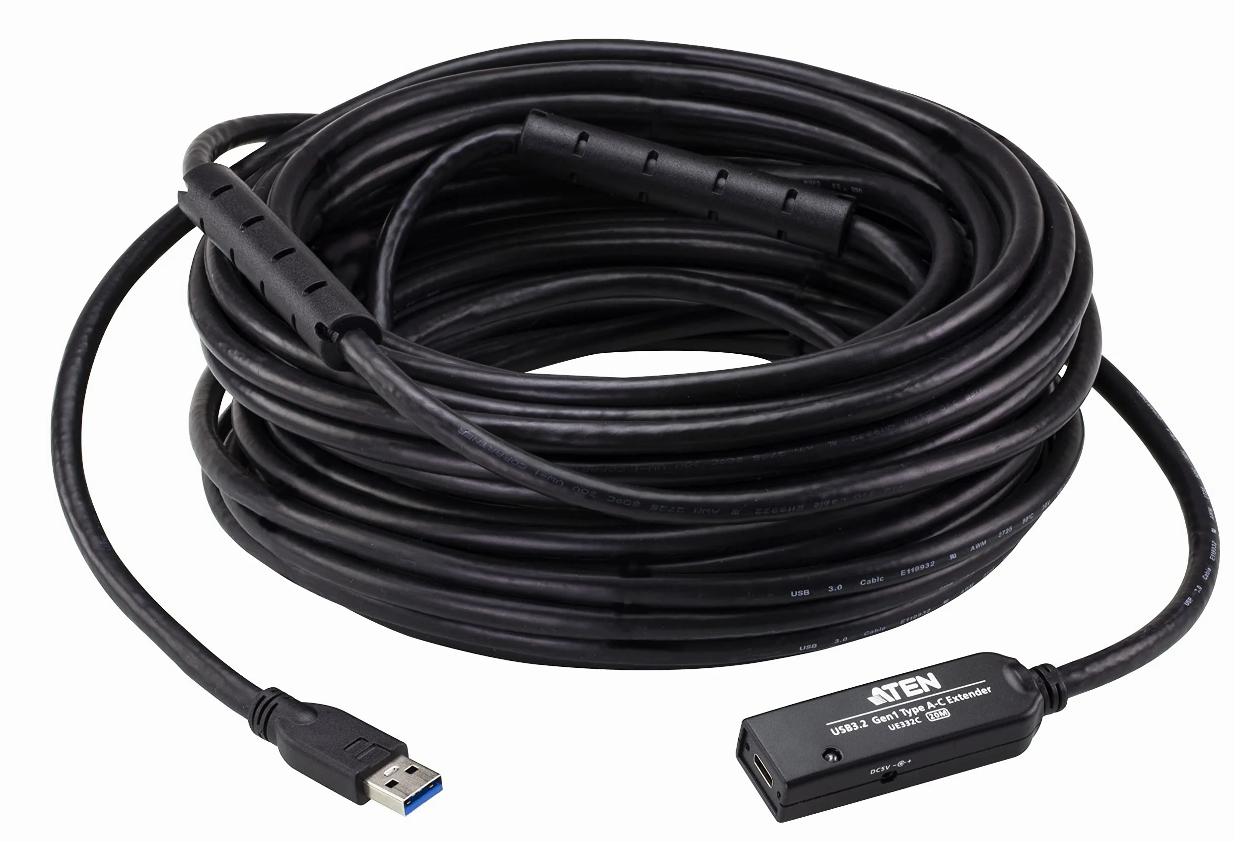 Aten Ue332c UsB-A 3.2 Gen1zu UsB-C Extender Kabel 20m (ue332c)