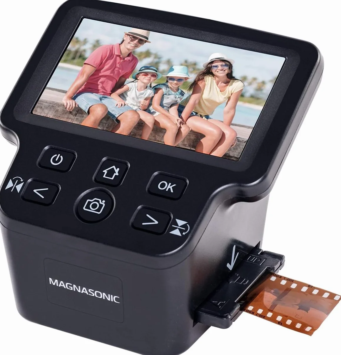 Magnasonic All-In-One 24MP Film Scanner 5" Display HDMI FS71 35mm 126 110 Super 8 Film Slides Digital