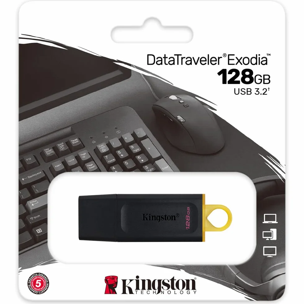 Kingston 128GB DataTraveler Exodia Flash Drive - DTX128GB (Pack of 10)