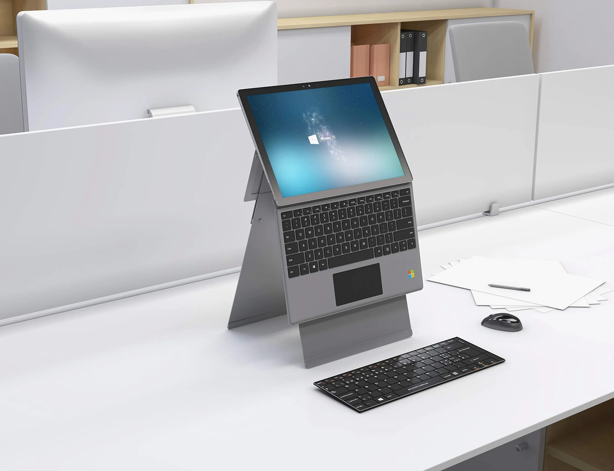 Hypertec LstanD-Surface Supporto Per Laptop Supporto Per Computer Portatile Argento (the Lite By Hypertec Surface Edition Is An UltrA-Lightweight [ju
