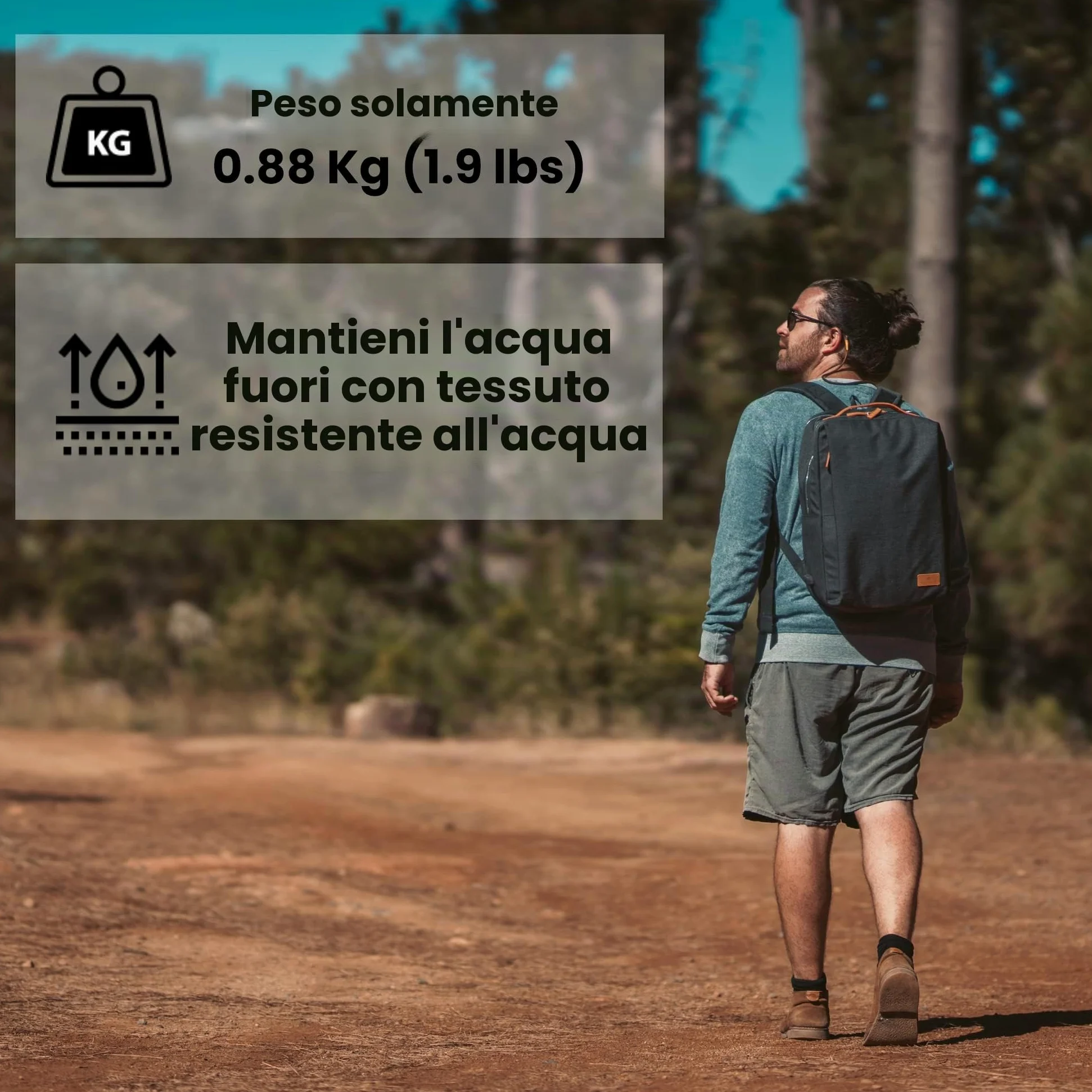 Nordace Siena - Zaino per computer portatile da 15,6 pollici, unisex, con porta di ricarica USB, impermeabile, per tutti i giorni, viaggi o lavoro