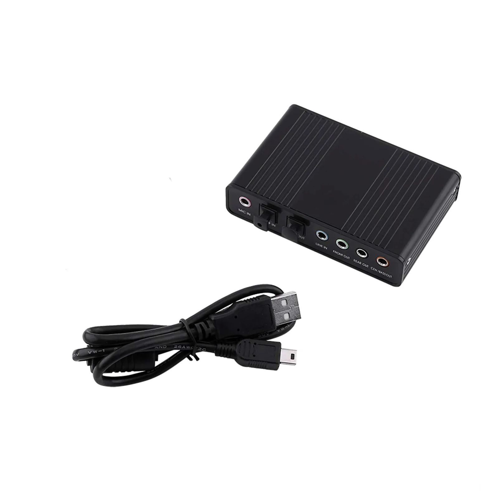 Scheda a 6 USB SPDIF Ottica Digitale Esterna o Adattatore di Uscita per Schede Esterne per PC o Video e Periferiche TV, Video e Casa o