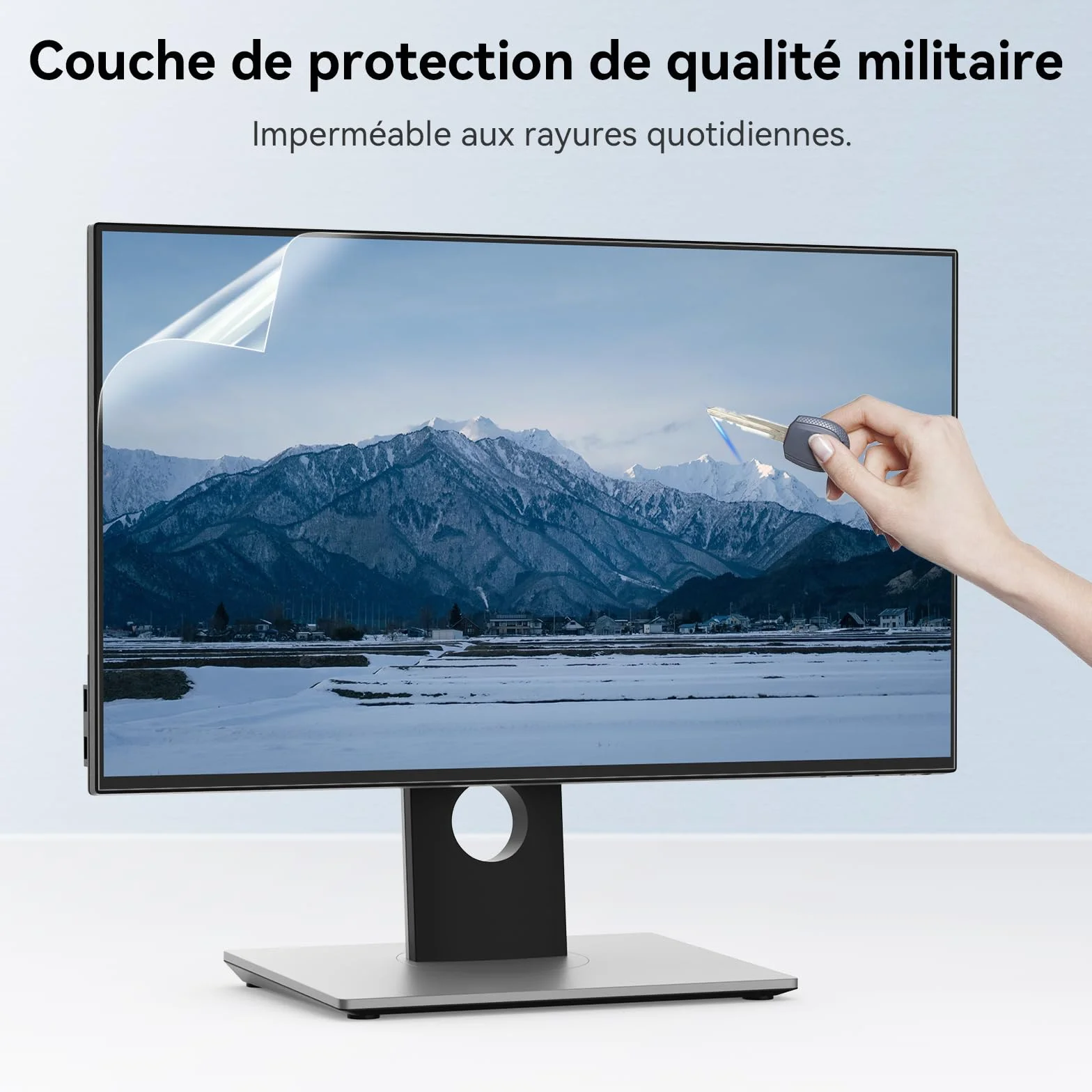 Protescreen Filtro schermo luce blu 24 pollici aspetto 16:9, rimovibile protezione schermo, rivestimento anti-riflesso per PC e monitor 24" Widescreen Computer