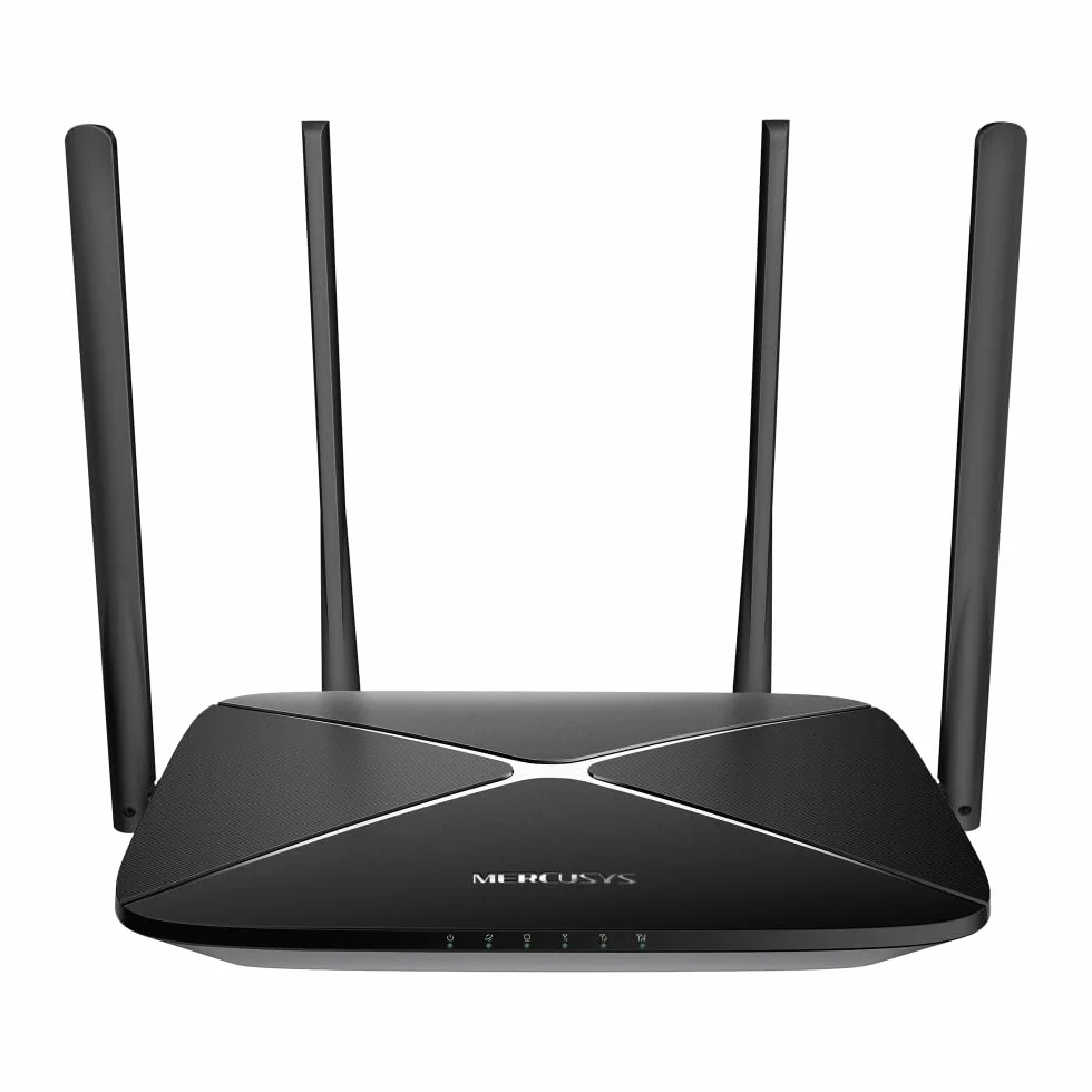 Mercusys MB115-4G Router WiFi con Sim, 4 Antenne Ad Alto Guadagno, 4G LTE Wireless N300Mbps, 3 Porte LAN+1 Porta LAN/WAN, WAN Connection Backup, Parental/LED Control, VPN, SMS, APP, Plug&Play