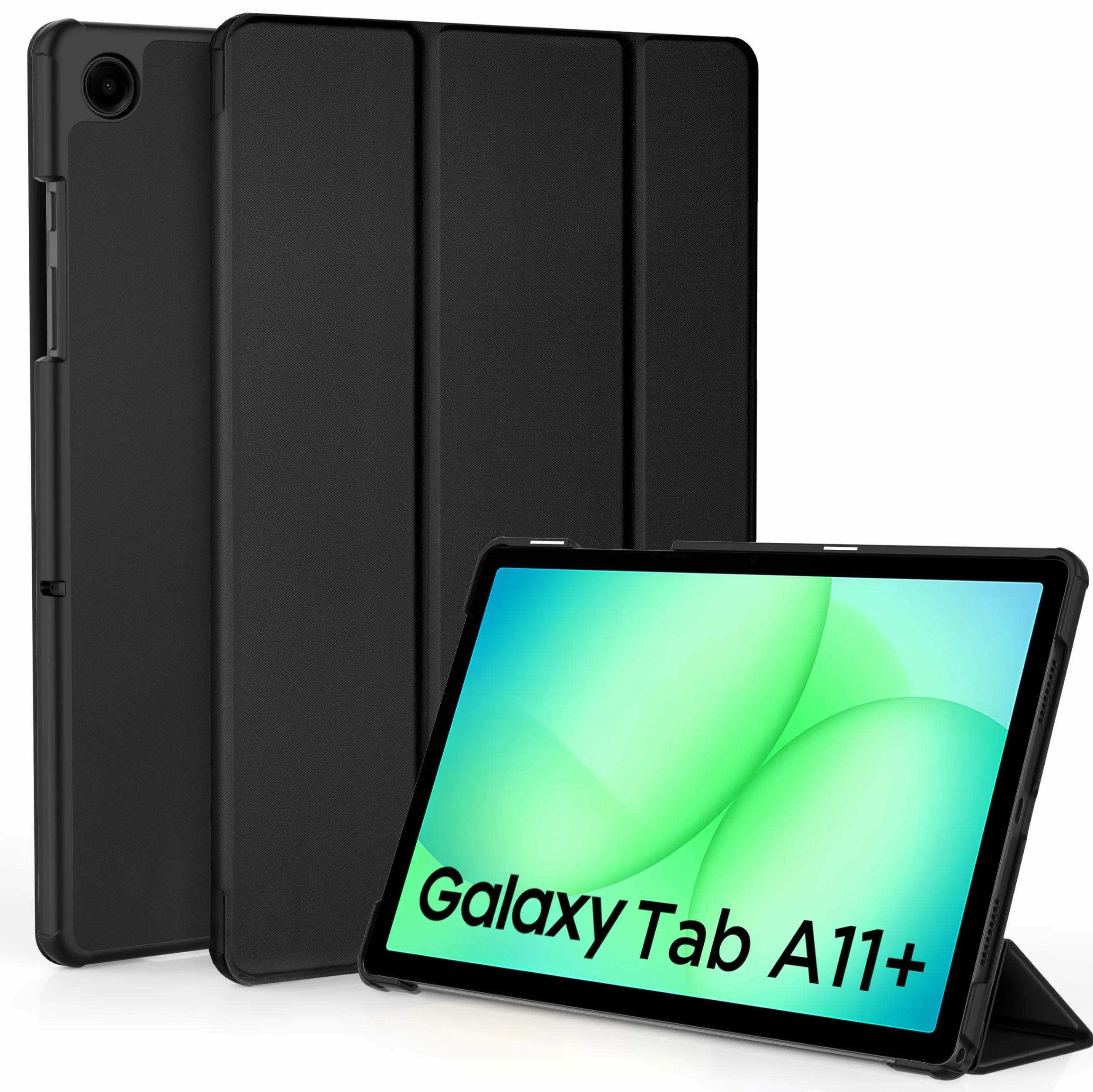 EasyAcc Custodia Cover per Samsung Galaxy Tab A11+ Plus/A9+ 11 Pollici 2025 SM-X236B/SM-X230, Nero