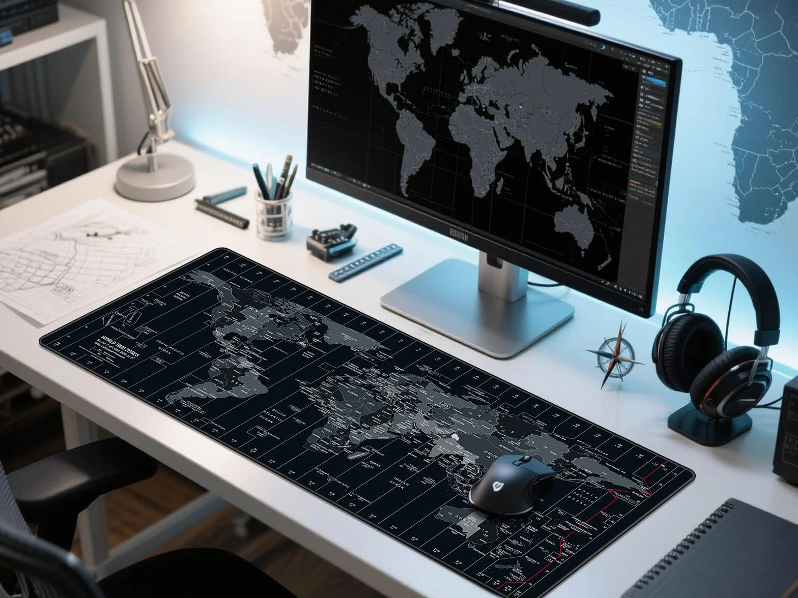 Tappetini per Il Mouse Gaming Mouse Pad XXL 900x400mm Tappetino scrivania Superficie di Strutturato Speciale