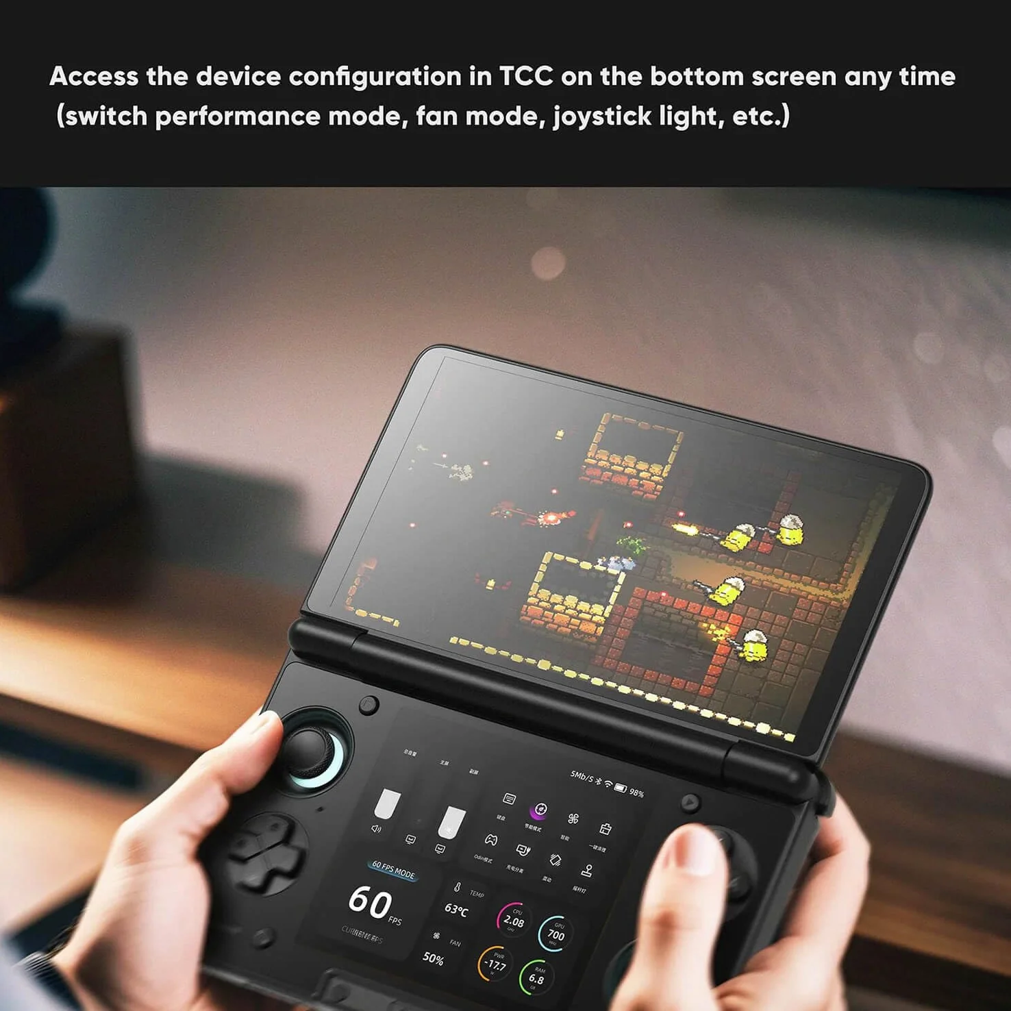 AYN Thor Max Console Portatile A Conchiglia Doppio Schermo | Snapdragon 8 Gen 2 | Display Primario AMOLED 6" 120Hz | 16GB RAM, 1TB Memoria | Wi-Fi 7 | Console Retrò Android 13