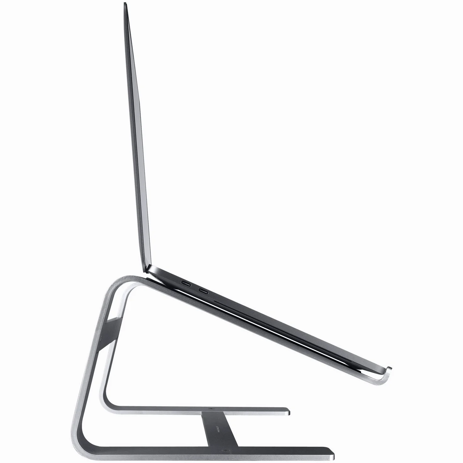 MacAlly Astand Aluminum di Supporto per Apple MacBook, MacBook Air, MacBook PRO e Qualsiasi di tra 25,4 cm e 43,2 cm Grigio Space Gray