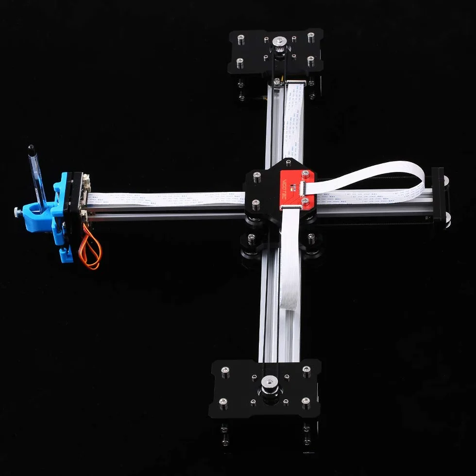 Desktop fai da te montato XY plotter penna disegno robot macchina pittura calligrafia robot kit 100-240 V