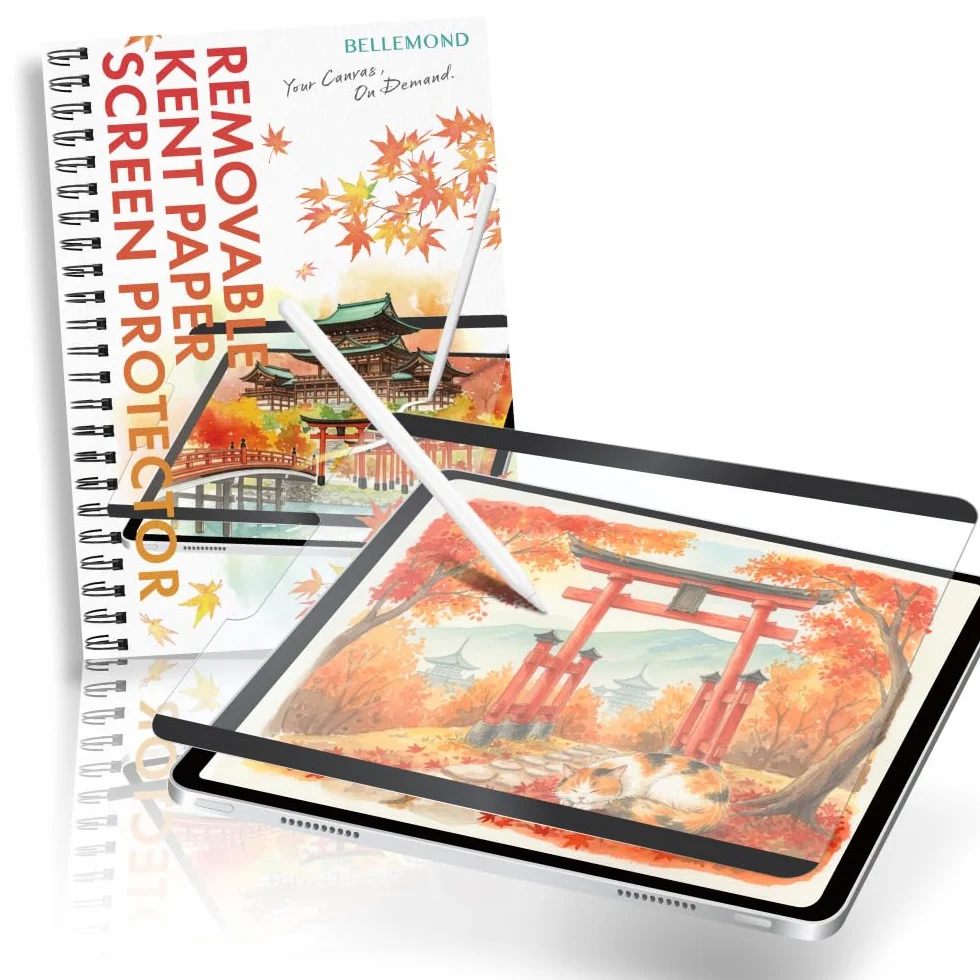 BELLEMOND Pellicola Protettiva Magnetica Kent per iPad Air 13" (M3/M2) Opaca Rimovibile Riutilizzabile