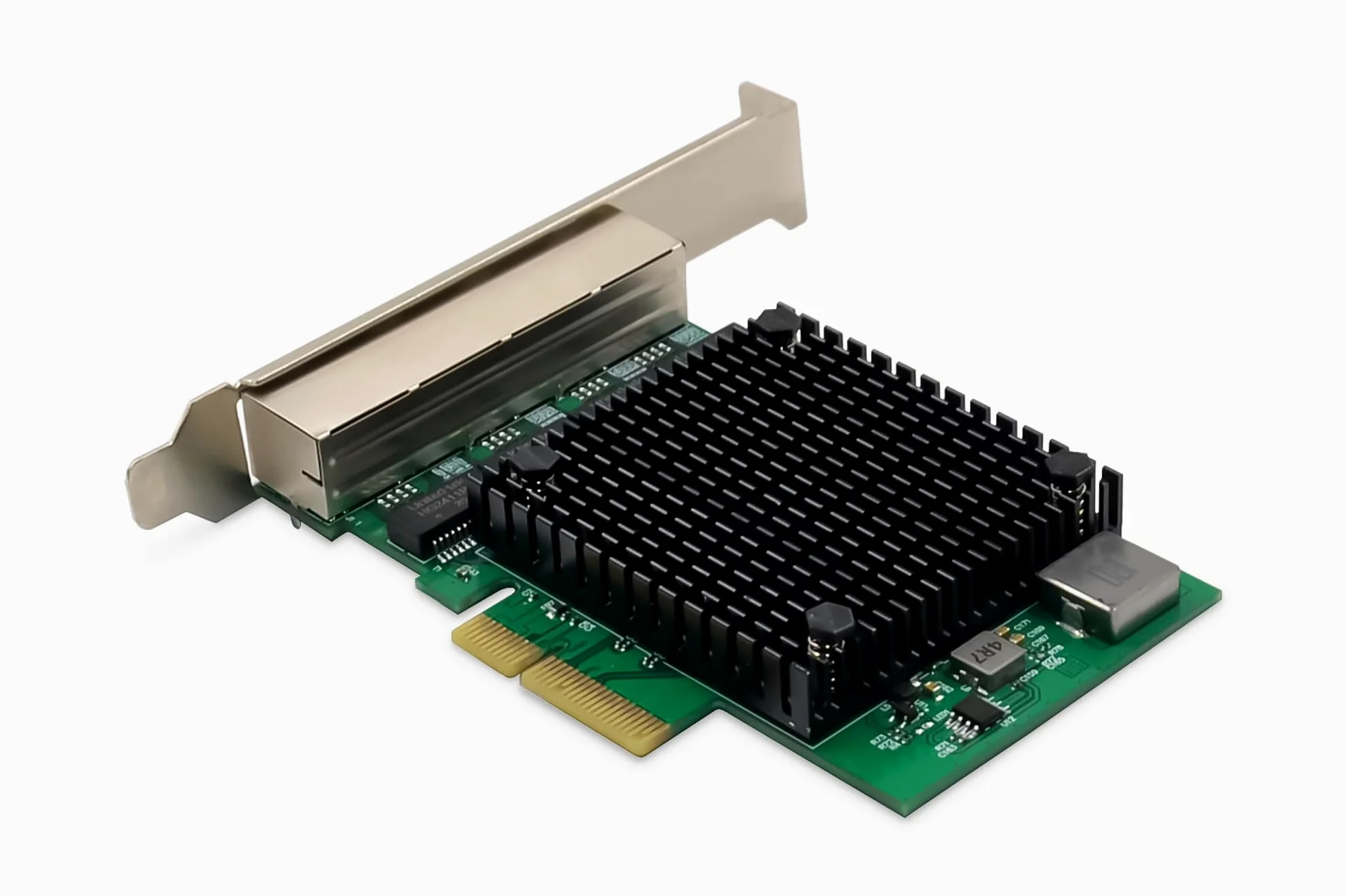 Digitus Scheda di Rete Server Ethernet 2,5 Gigabit - 4 Porte RJ45 - NIC - RTL8125B - 10/100/1000/2500 Mbps