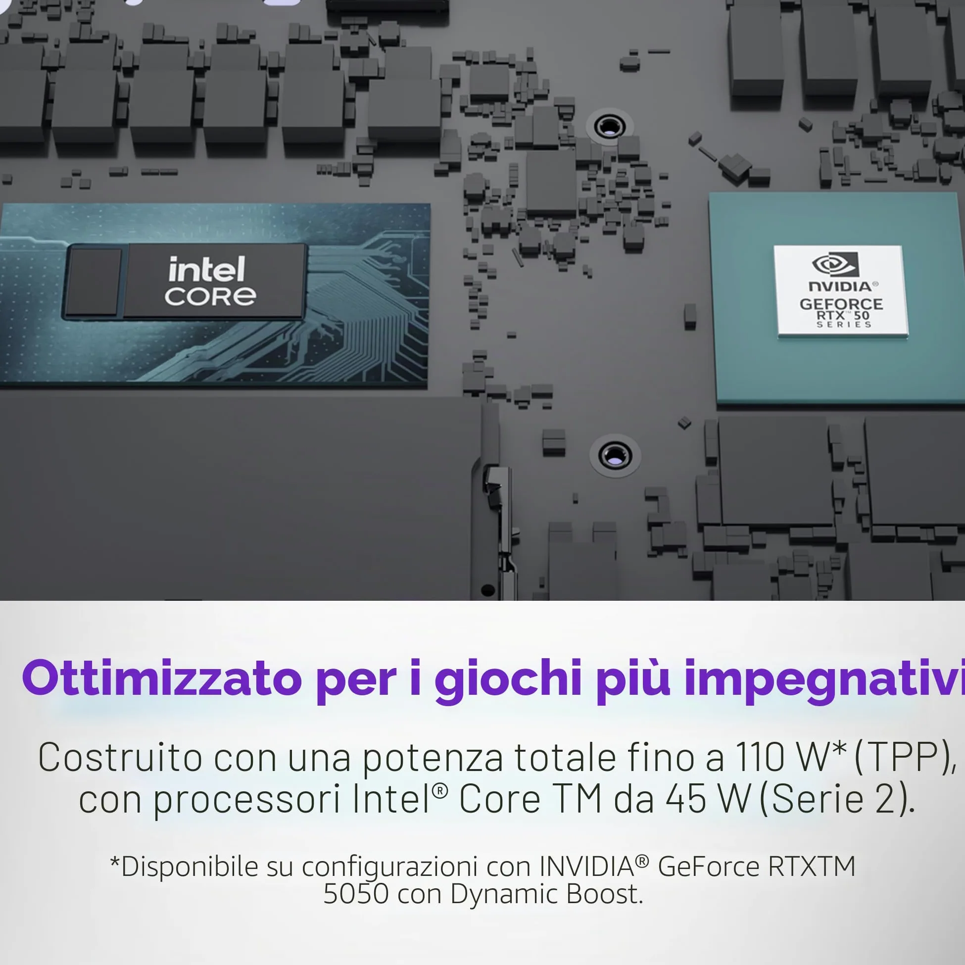 Alienware 16 Aurora Laptop da gioco AC16250-16" WQXGA 120 Hz, processore Intel Core 7-240H, RAM DDR5 16 GB, SSD da 1 TB, scheda grafica NVIDIA GeForce RTX 5050 8 GB, Windows 11 Home