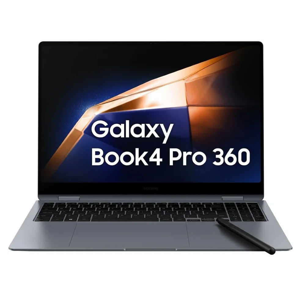 Samsung Galaxy Book4 Pro 360 Intel Core Ultra 7 16GB RAM 512GB 16" Dynamic AMOLED 2X Touch Laptop Windows 11 Home Moonstone Gray