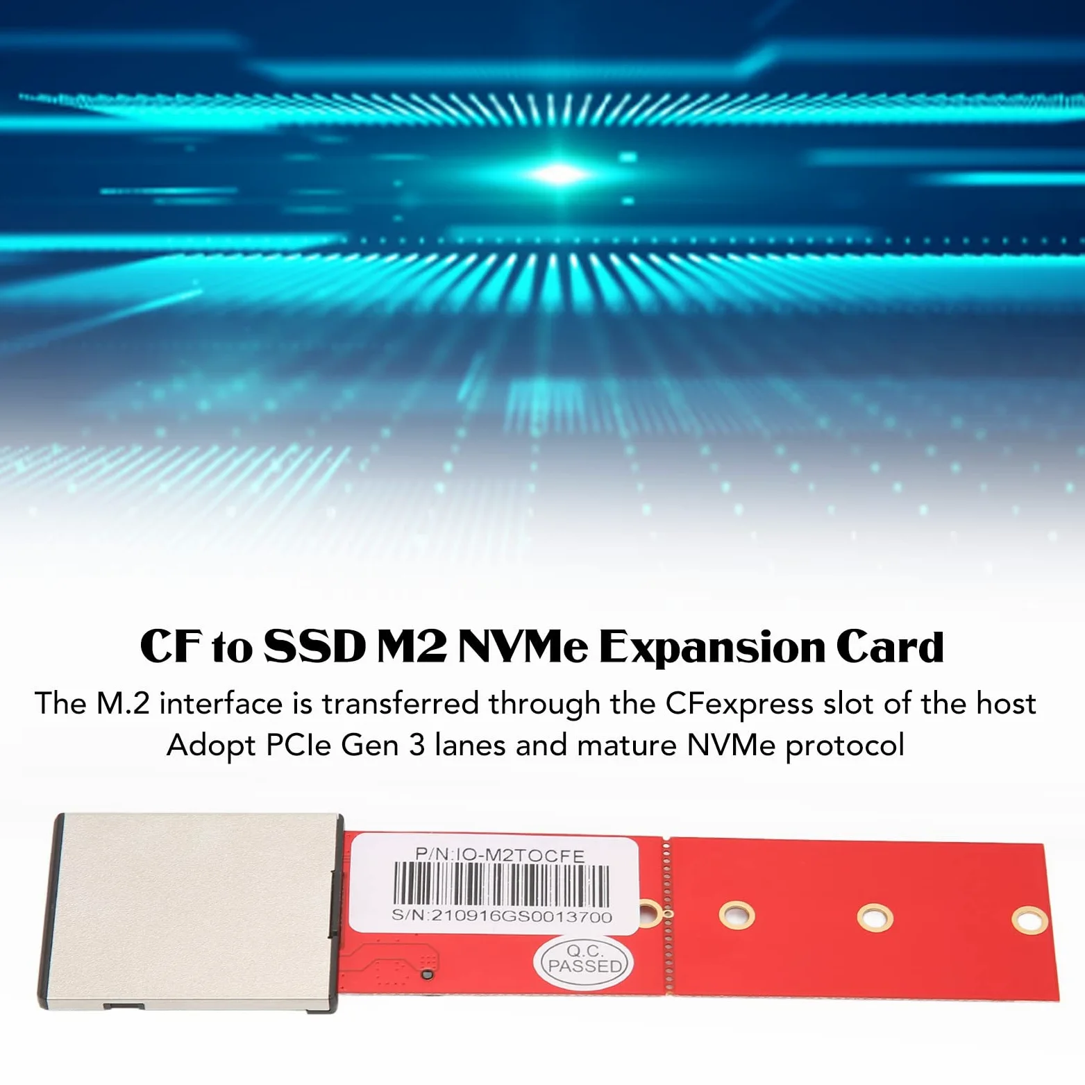 Scheda di Espansione da CF a SSD M2 NVMe Adattatore di Archiviazione Ad Alta velocità Scheda di Memoria di Espansione Compatibile con Xbox Series X S per CH SN530 1TB