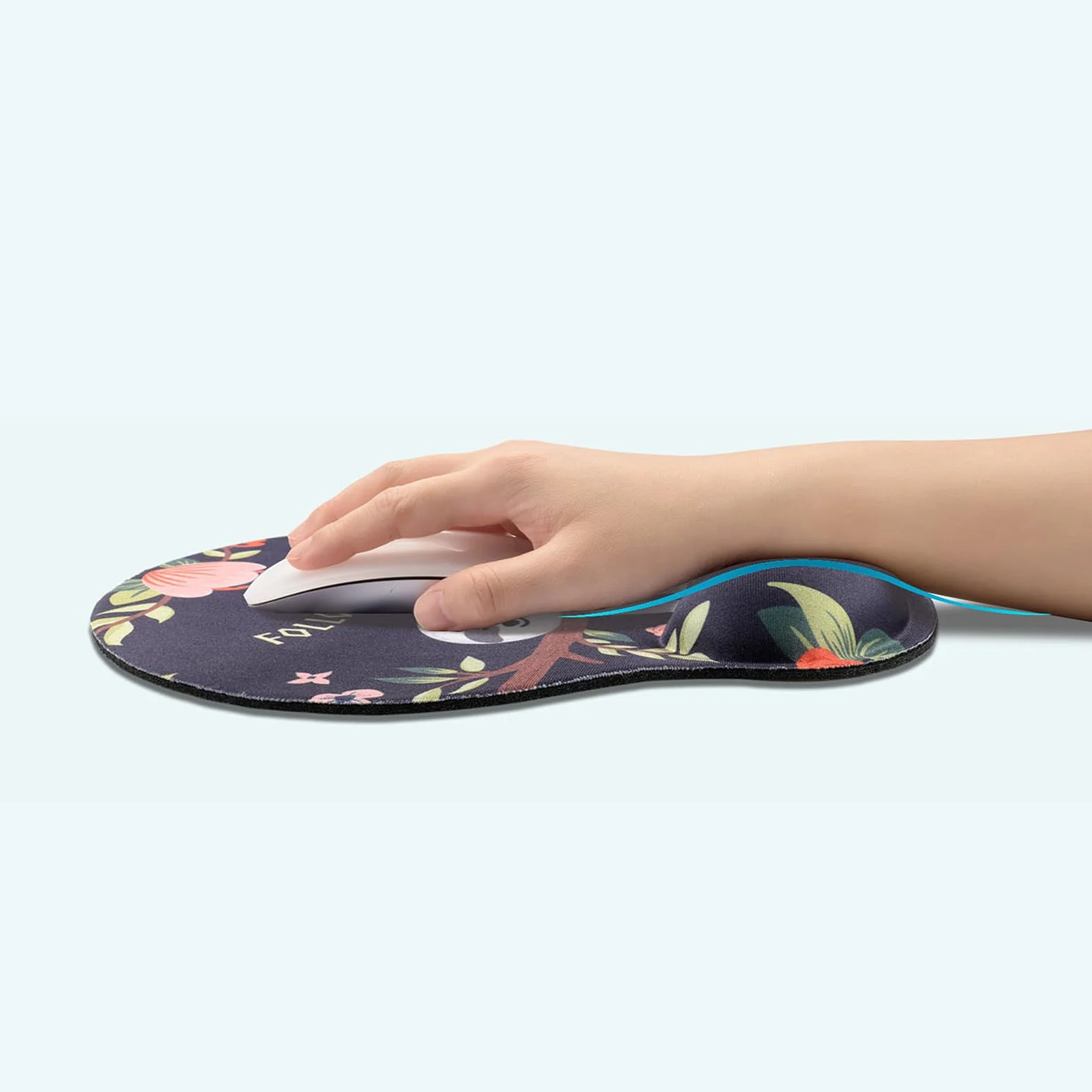 AOKSUNOVA Tappetino per il mouse ergonomico, con poggiapolsi