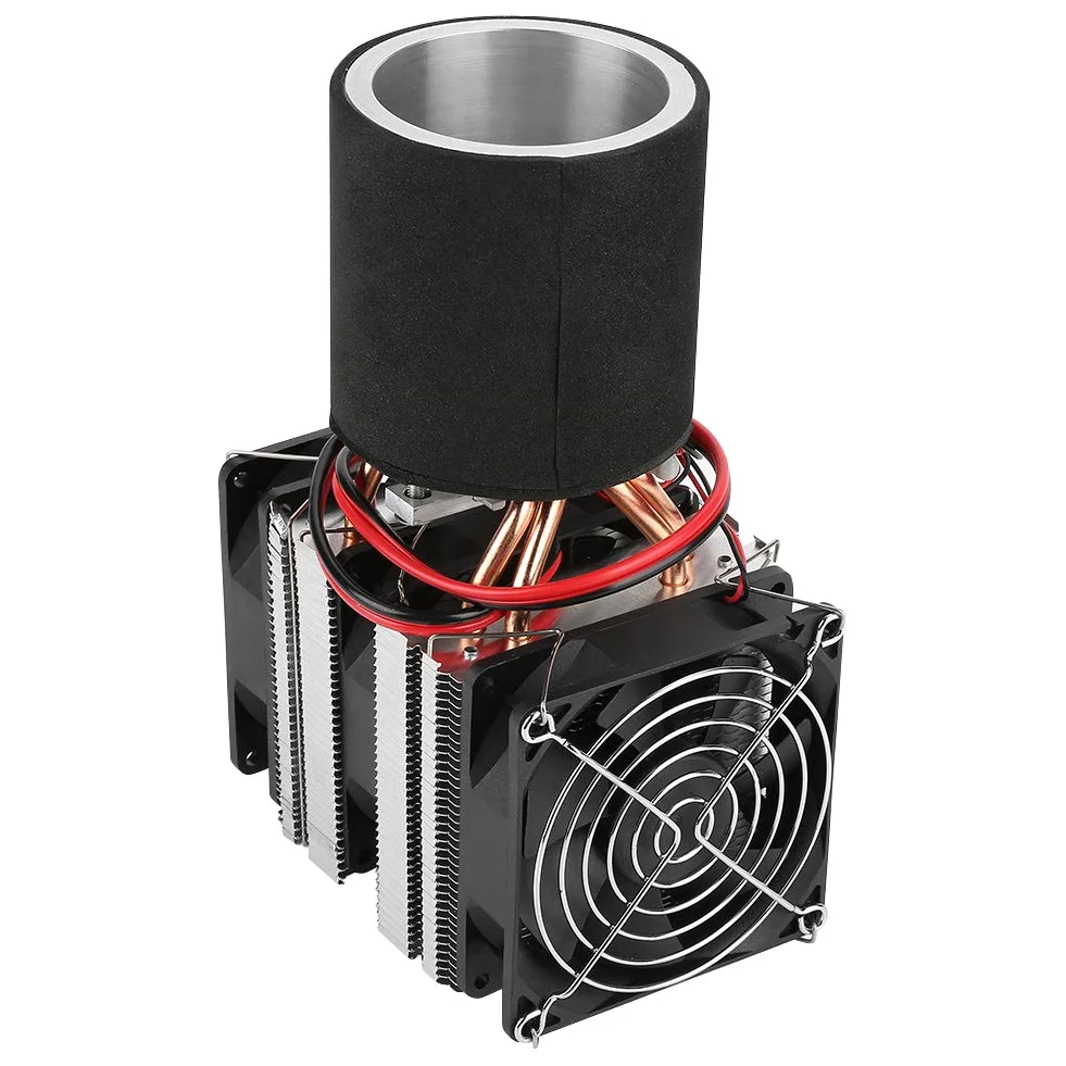 Sistema di Raffreddamento Per Refrigerazione Peltier Termoelettrico DC12V, Refrigerazione Elettronica a Semiconduttore Kit Sistema di Raffreddamento Per Dispositivo di Raffreddamento Fai-da-te, Mini F