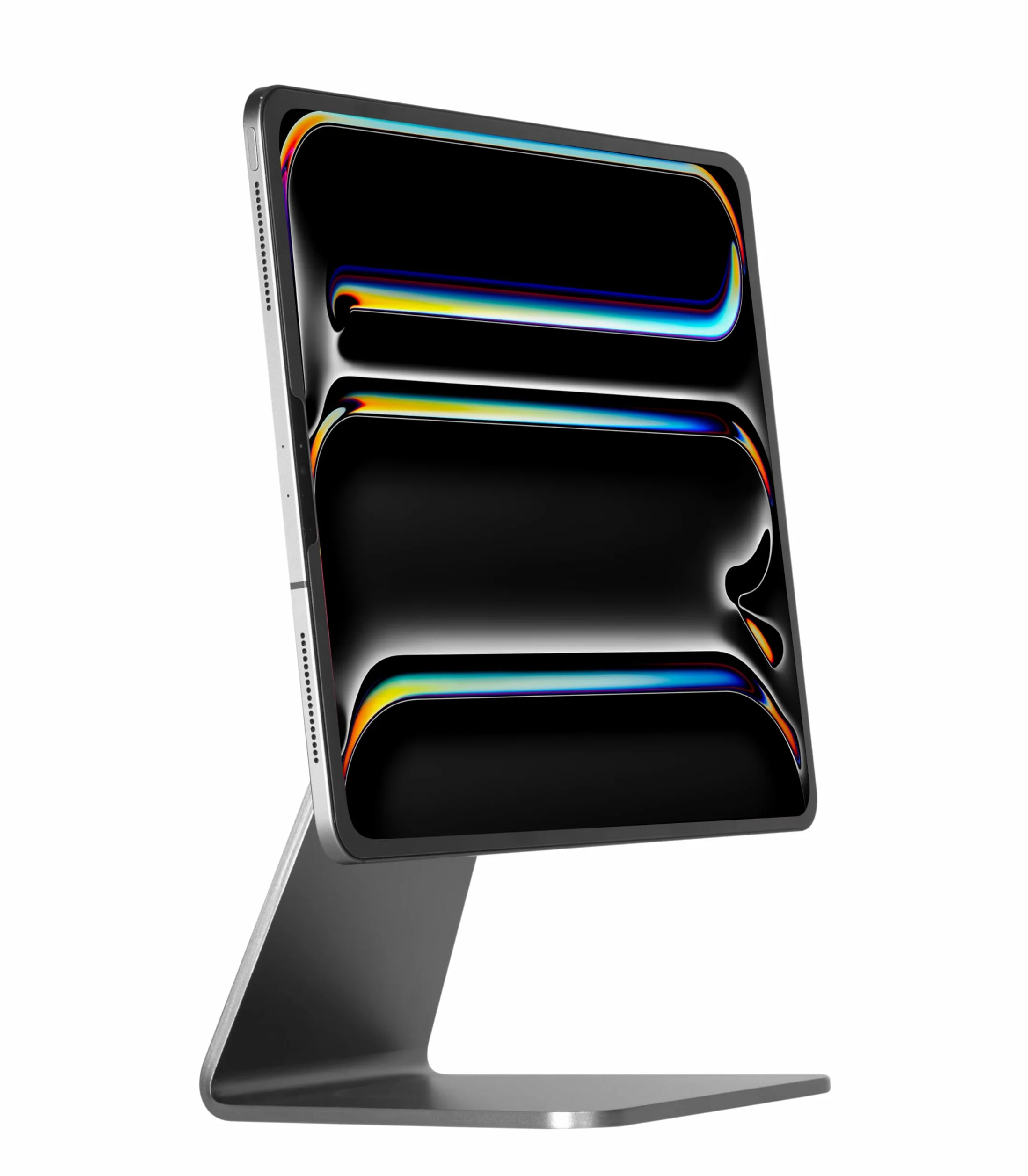 Supporto per iPad Pro 12,9''/iPad Air 13'', Staffa portasupporto regolabile in altezza magnetica per Apple iPad Air 13'' e iPad Pro 12,9'' 3ª/4ª/5ª/6ª generazione - Grigio
