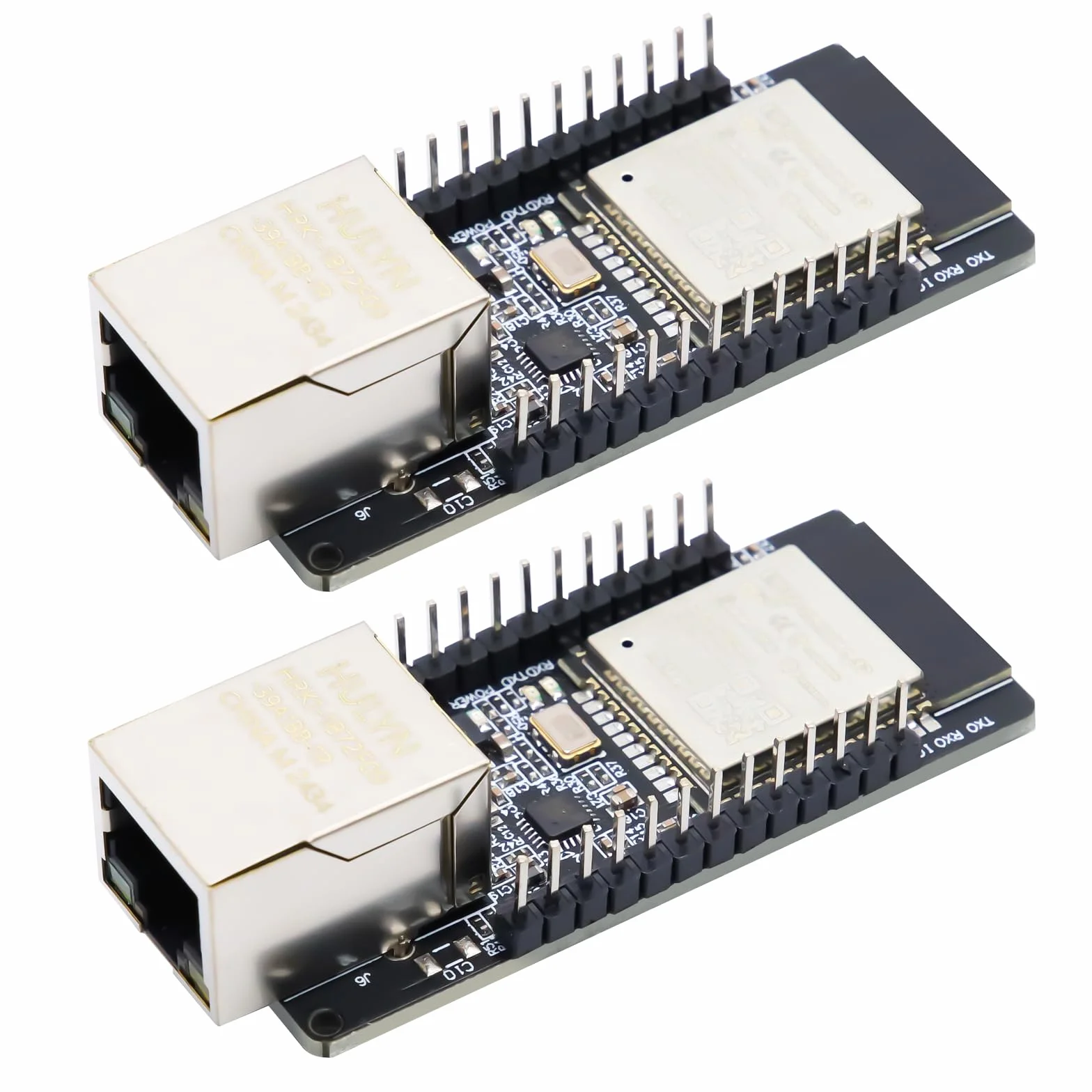 2 pezzi WT32-ETH01 ESP32 ethernet porta seriale integrata Bluetooth + modulo WiFi Combo Gateway
