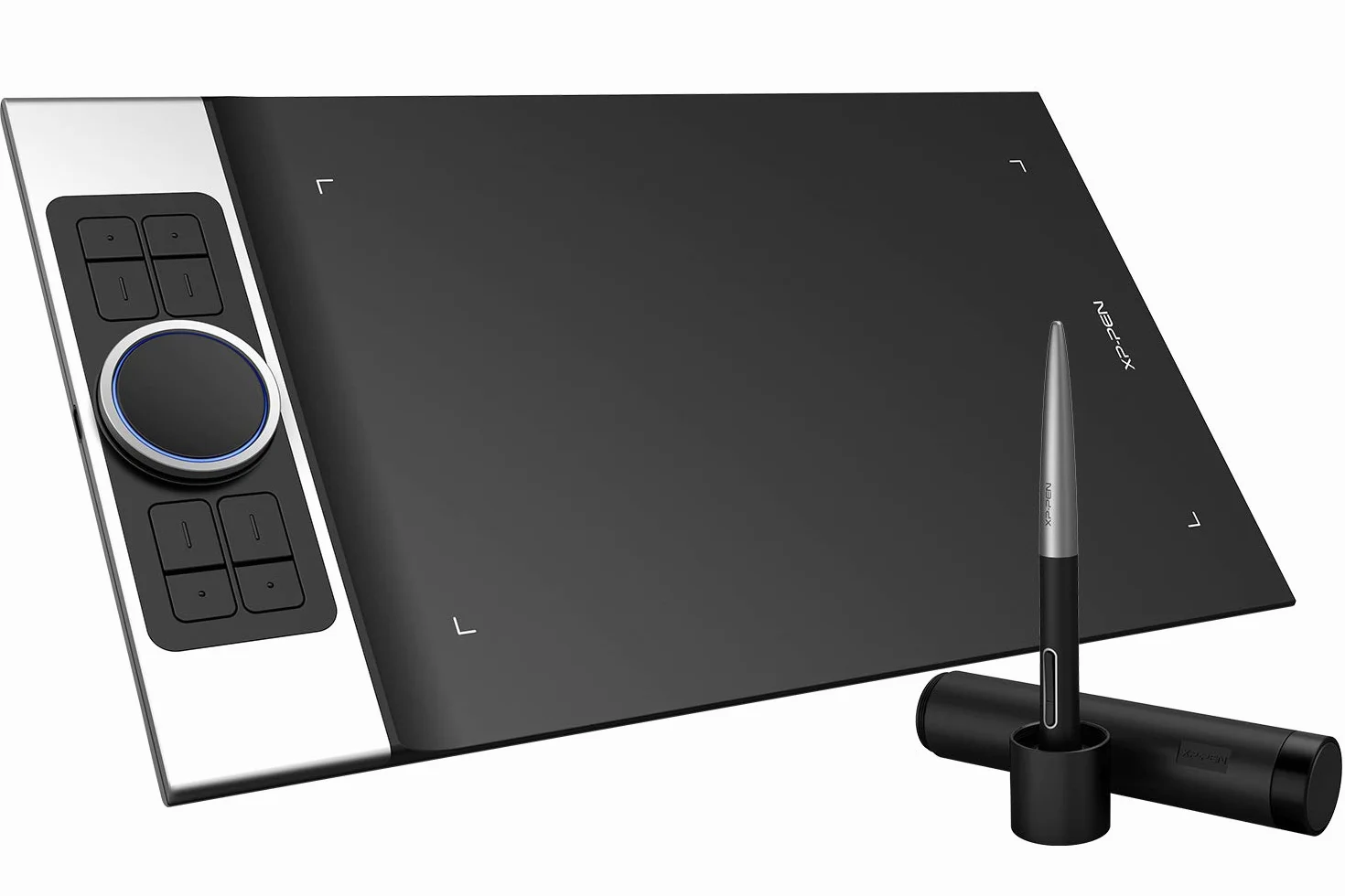 XP-PEN Deco PRO Tavoletta Grafica Professionale da Disegno, Penna Passiva Senza Batterie Stilo Tavolette Grafiche 8 Tasti di Scelta Rapida Compatibile per Windows Mac Android