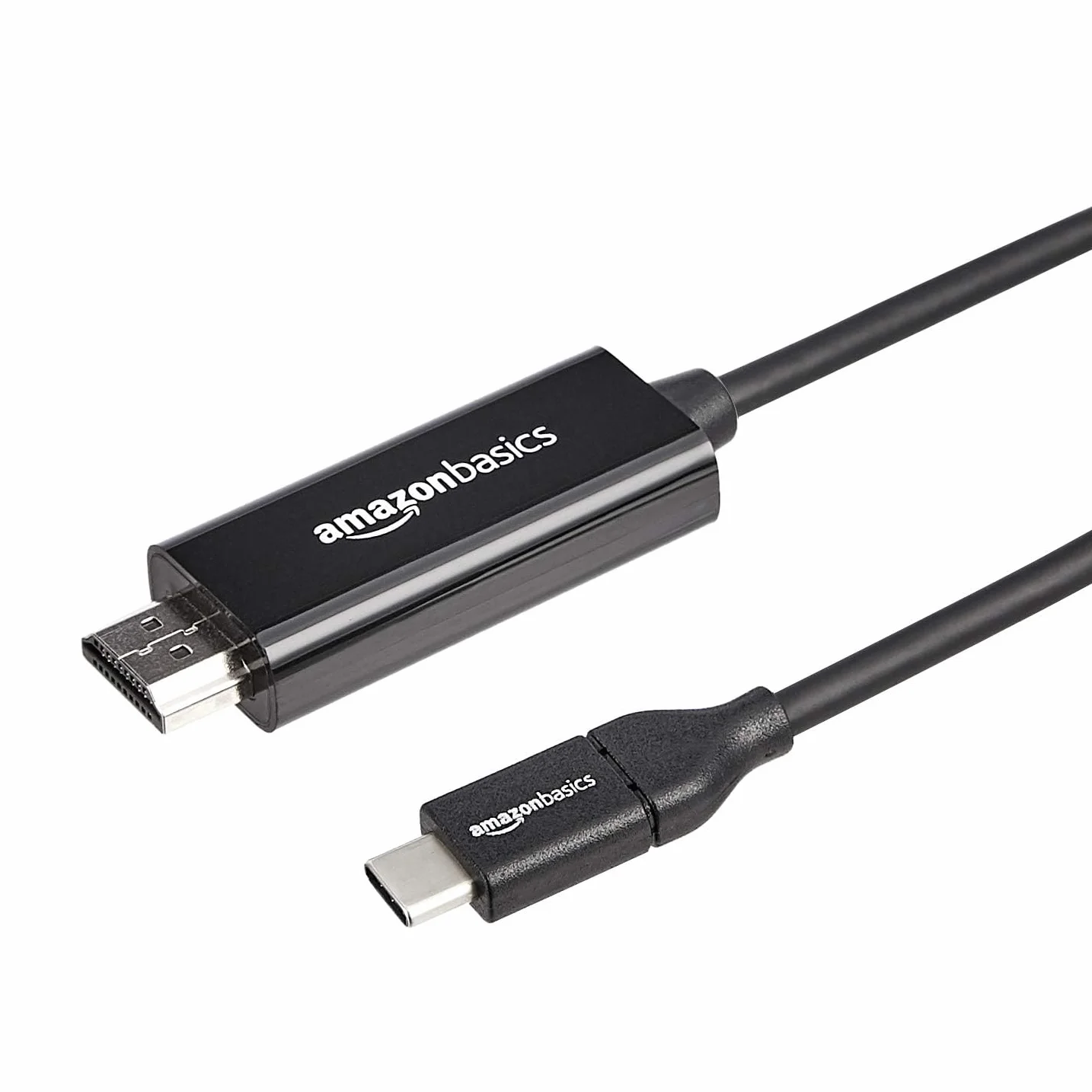 Amazon Basics Adattatore Cavo USB-C a HDMI 4K 30 Hz 1,8m Nero