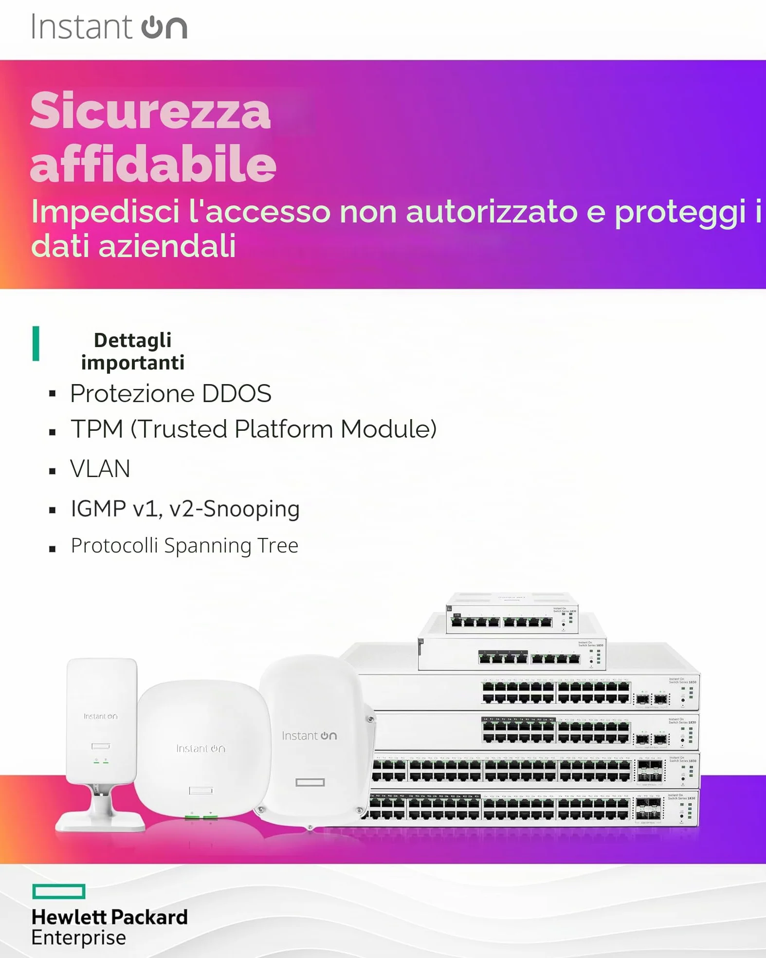 Hewlett Packard Enterprise Aruba Instant On 1830 24g 2sfp Gestito L2 Gigabit Ethernet [10/100/1000] 1u (aruba Switch Ion 1830 24g - 2sfp Europe - Eng
