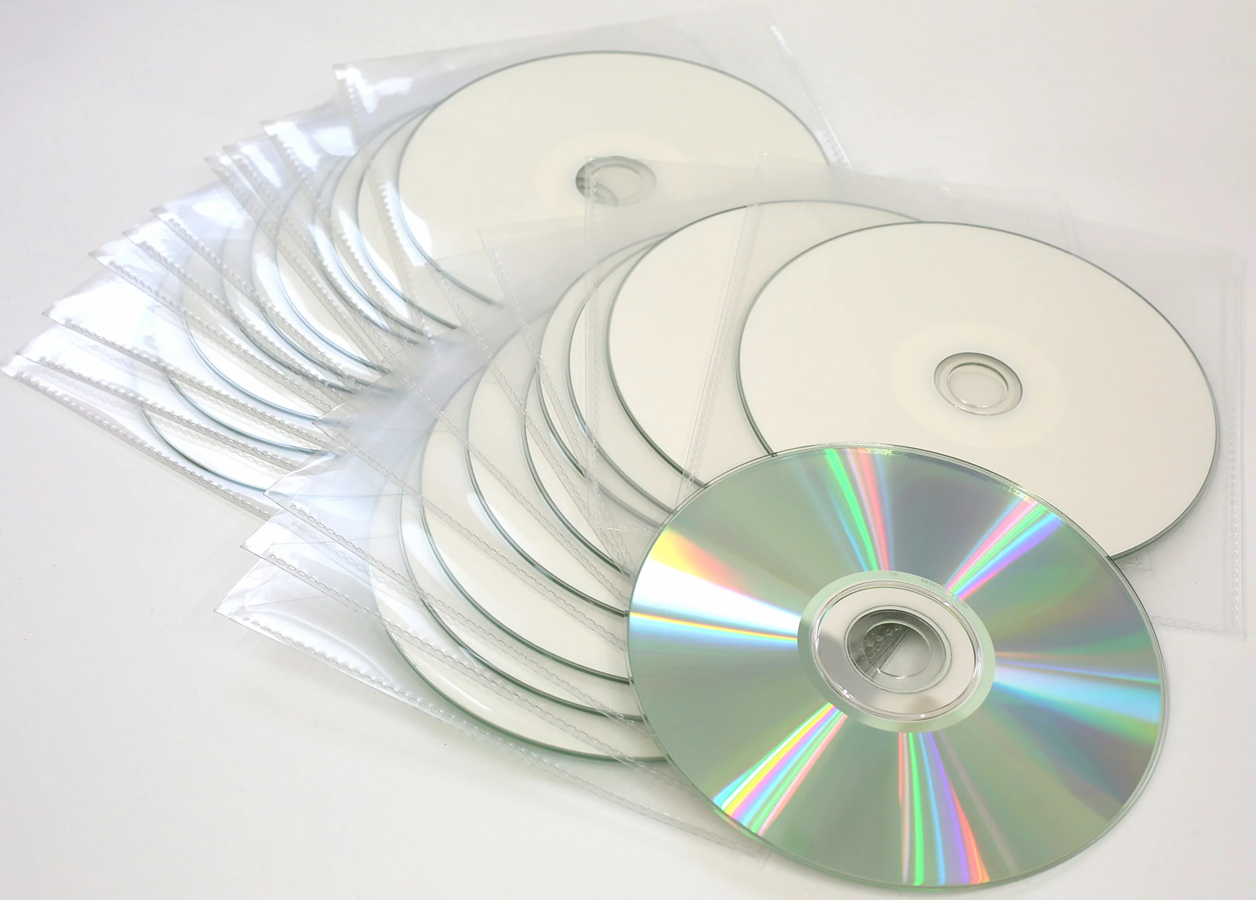 20 CD HQ Traxdata Ritek con copertina stampabile e contenitori in plastica, velocità 52 x
