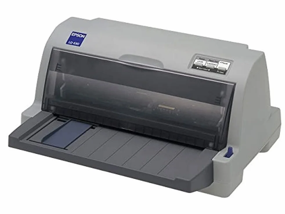Epson LQ-630 Stampante Compatta, Bianco Ghiaccio