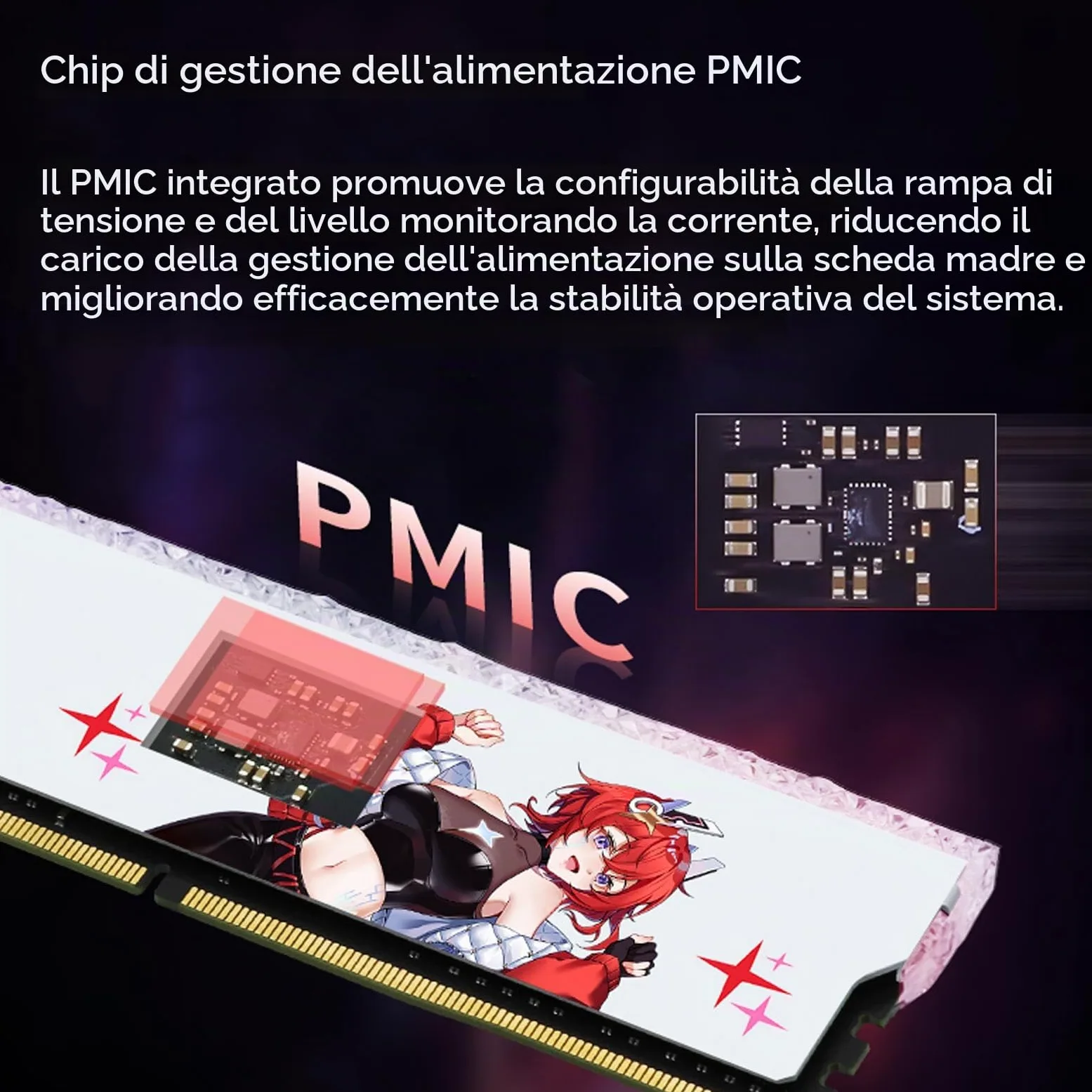 RGB DDR5 32GB Kit 2x16GB 6400MHz PC5-51200U CL32-39-39-80 Modulo di Memoria Desktop Ram con XMP3.0, Supporto EXPO (stile 1)
