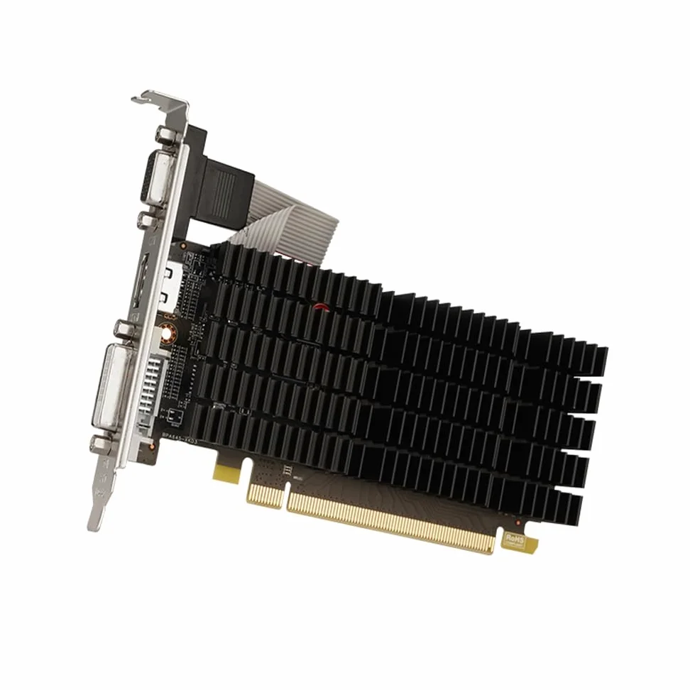 maxsun AMD R5 230 Scheda grafica per computer, 2G GDDR3, scheda video HDMI VGA DVI ITX SFF, GPU pronta a basso profilo