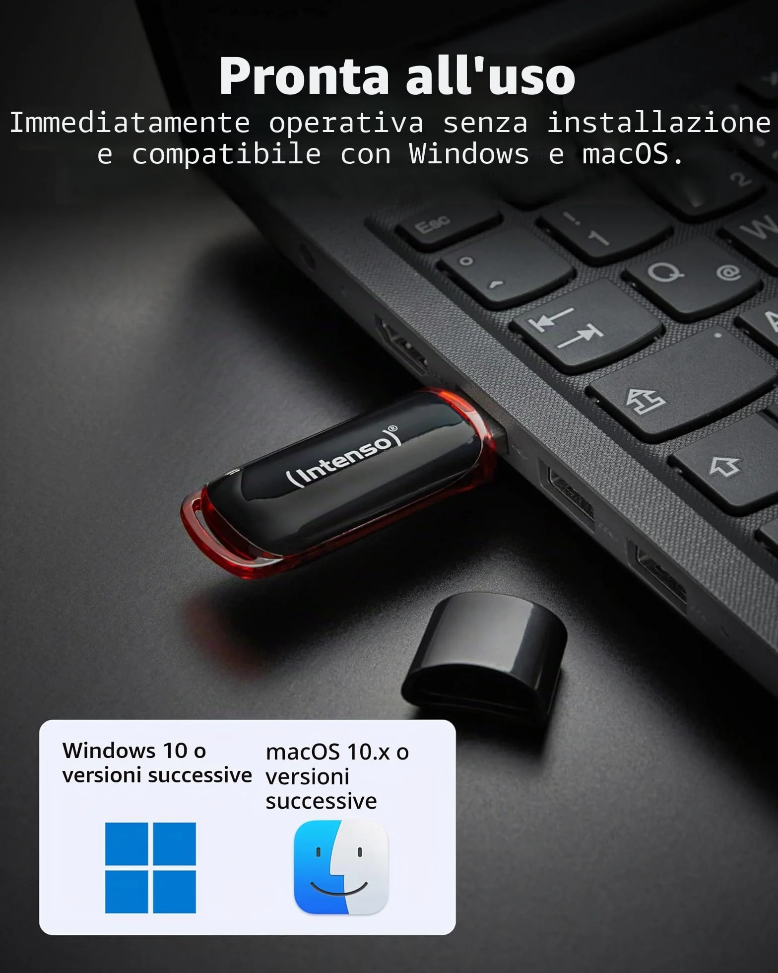 Intenso Business Line Flash Drive 16 GB USB 2.0 Black/Red